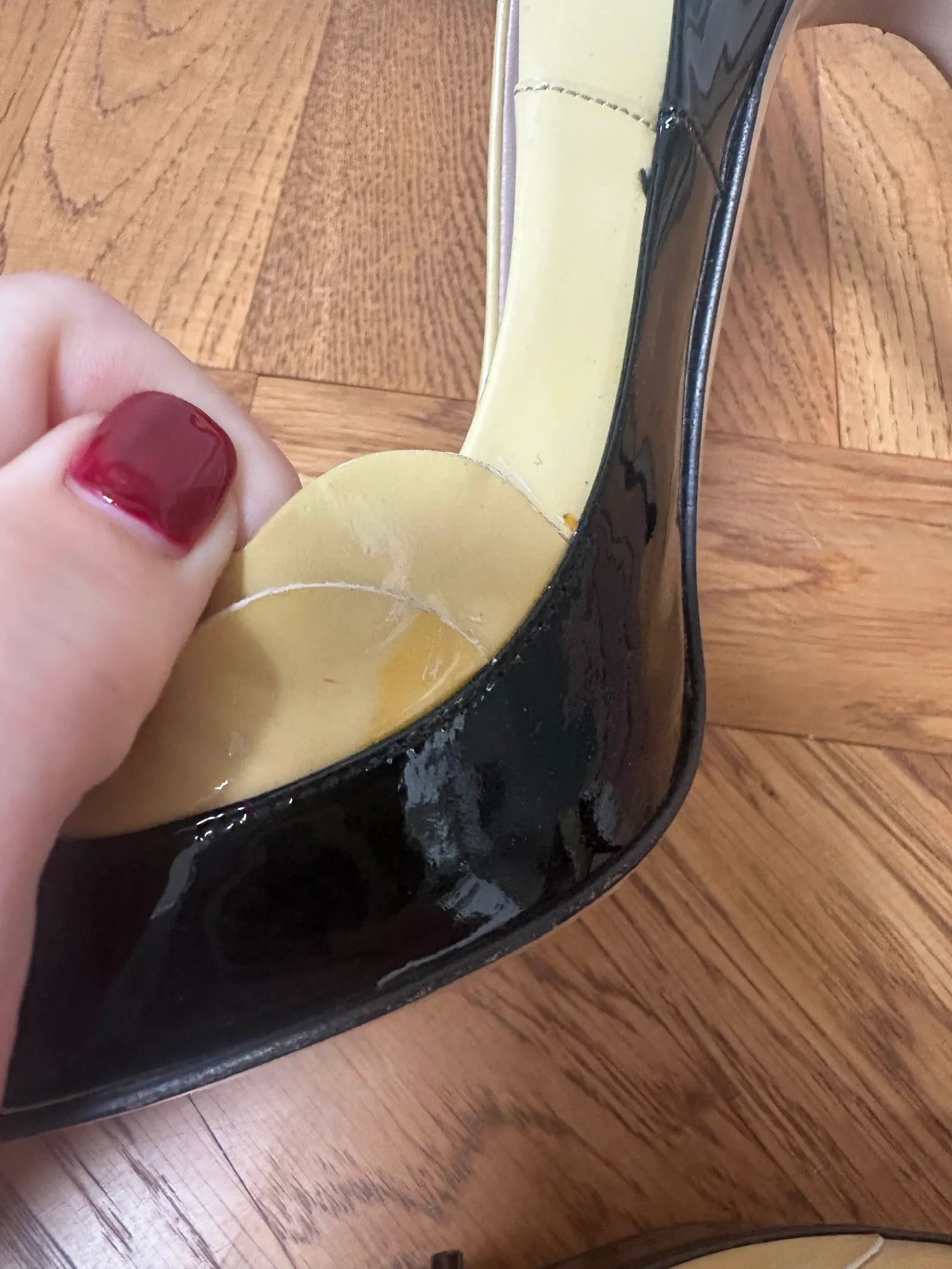 Miu Miu Miu Miu Calzature Donna Vernice Bicolor Heels Size US 9.5 / IT 39.5 - 4 Thumbnail