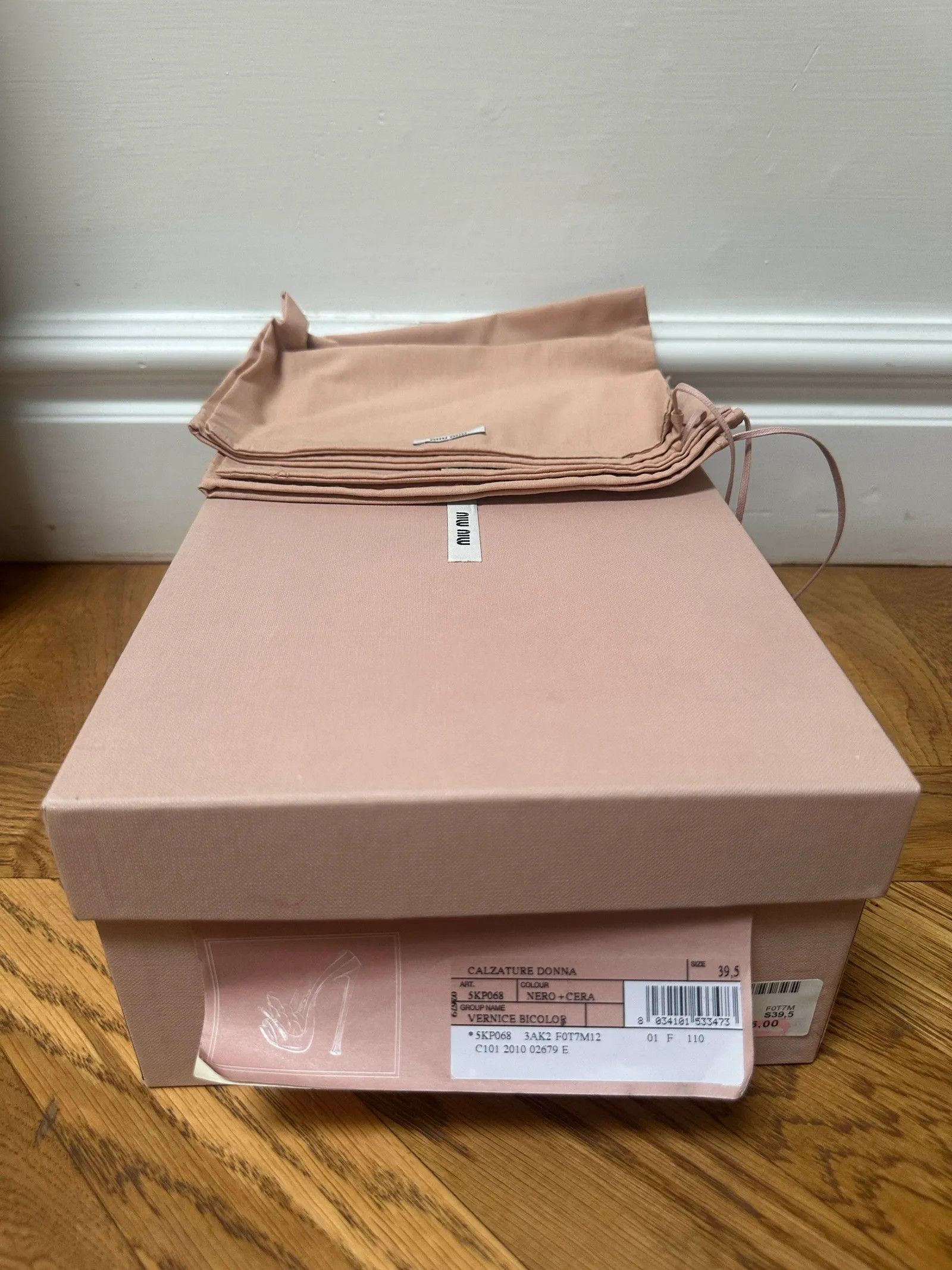 Miu Miu Miu Miu Calzature Donna Vernice Bicolor Heels Size US 9.5 / IT 39.5 - 3 Thumbnail