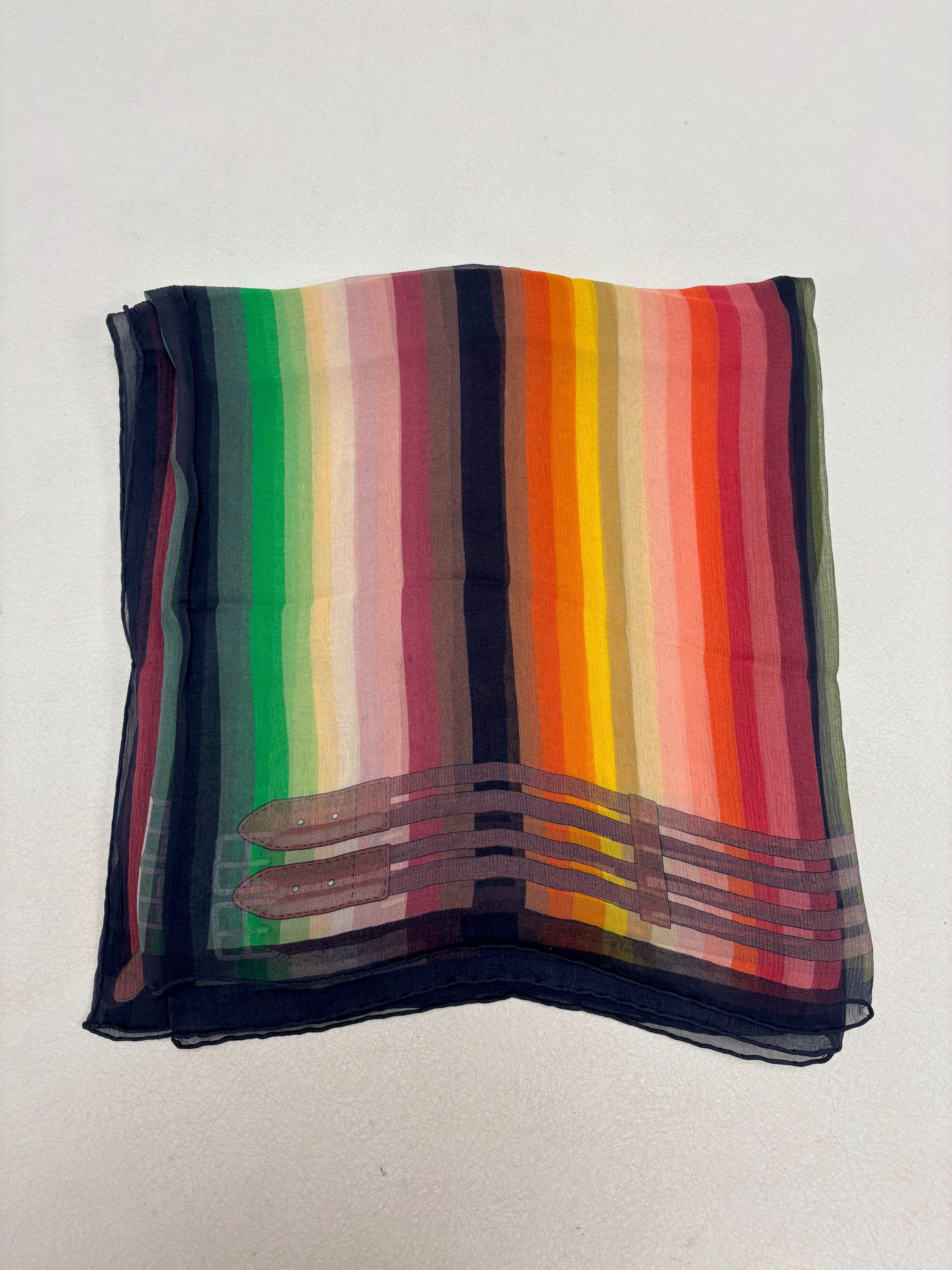 Other HERMÈS Maxi Carré Rayures Mexicaines Size ONE SIZE - 10 Thumbnail
