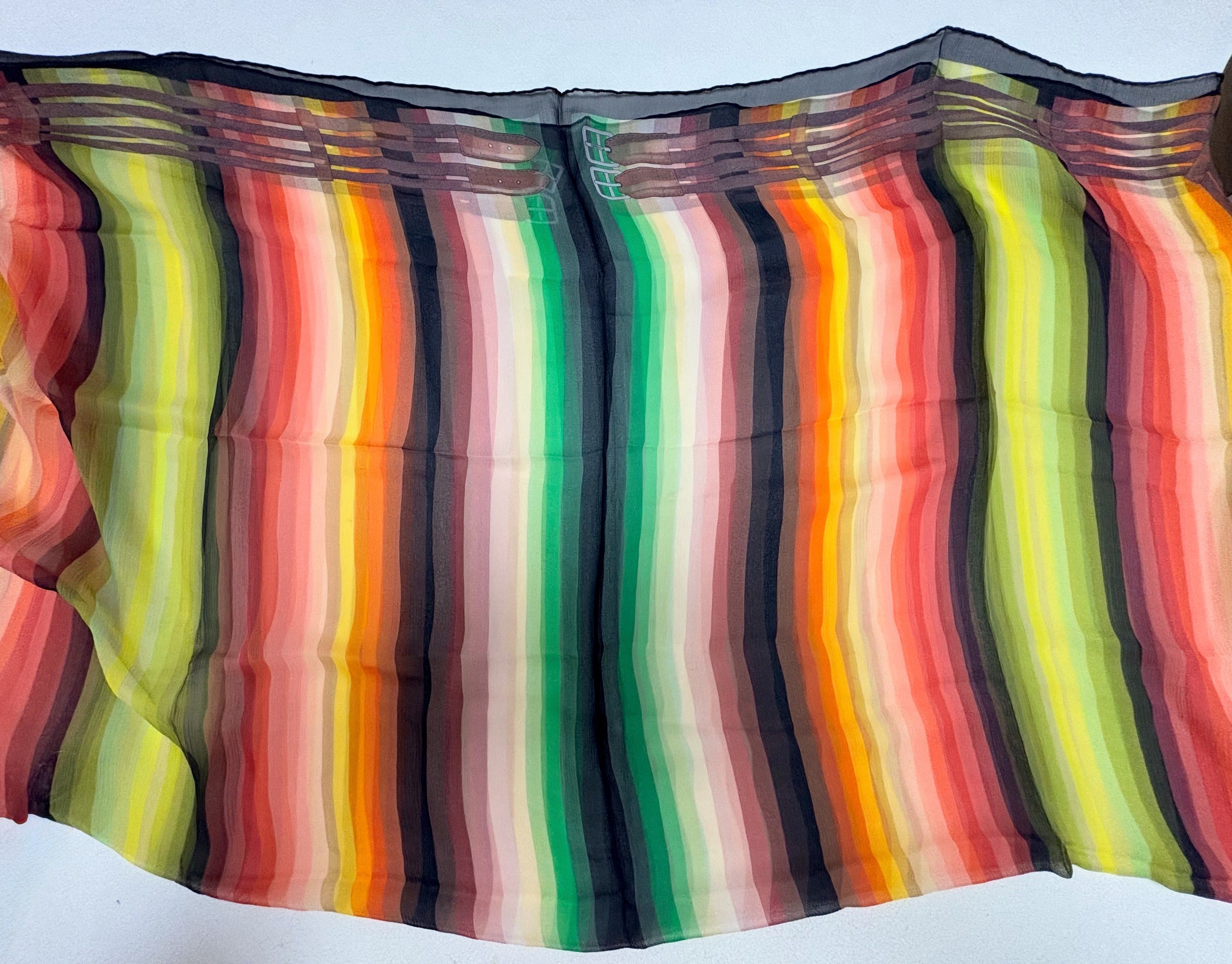 Other HERMÈS Maxi Carré Rayures Mexicaines Size ONE SIZE - 5 Thumbnail