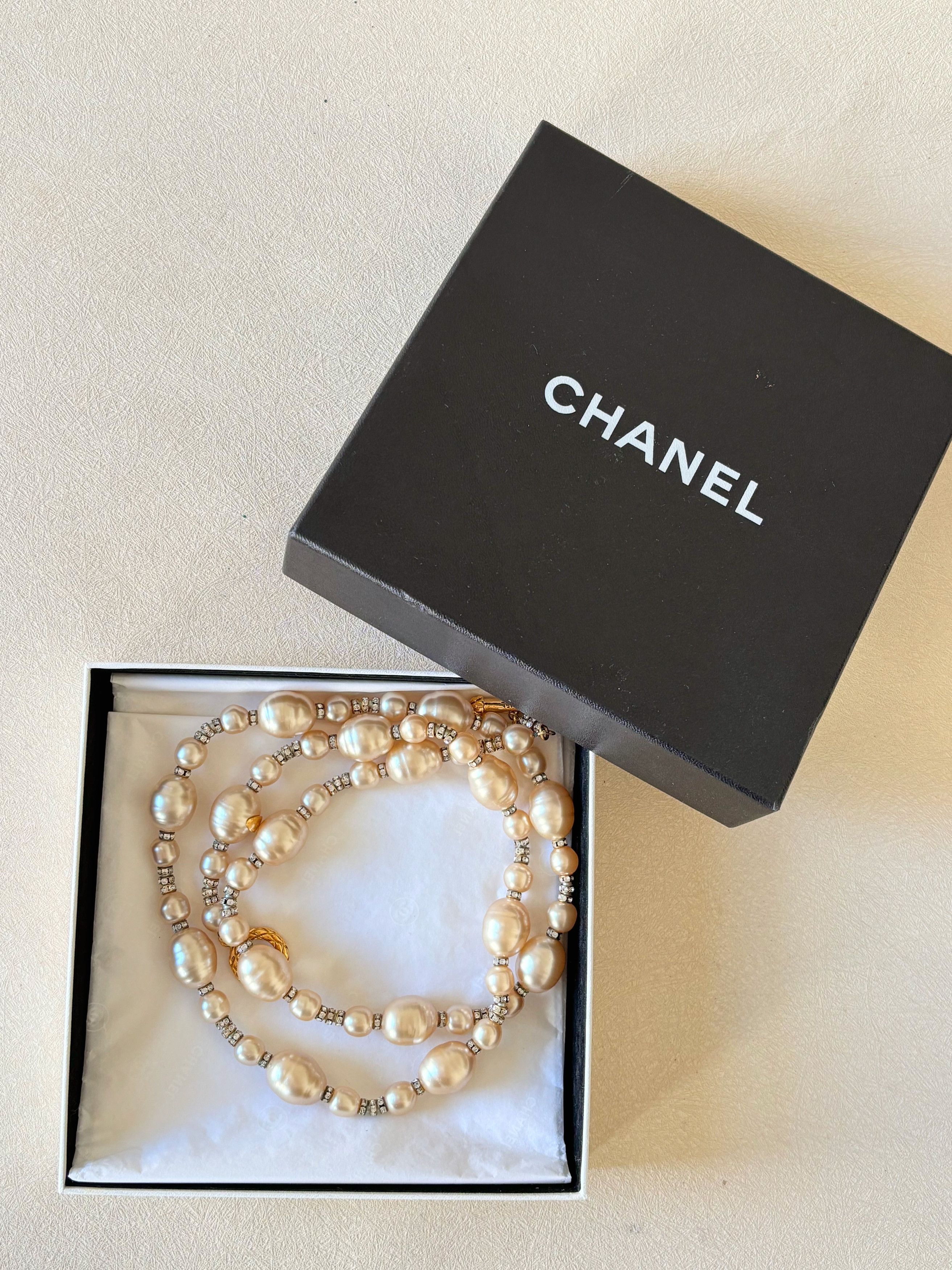 Chanel Sautoir perles et strass Size ONE SIZE - 2 Thumbnail