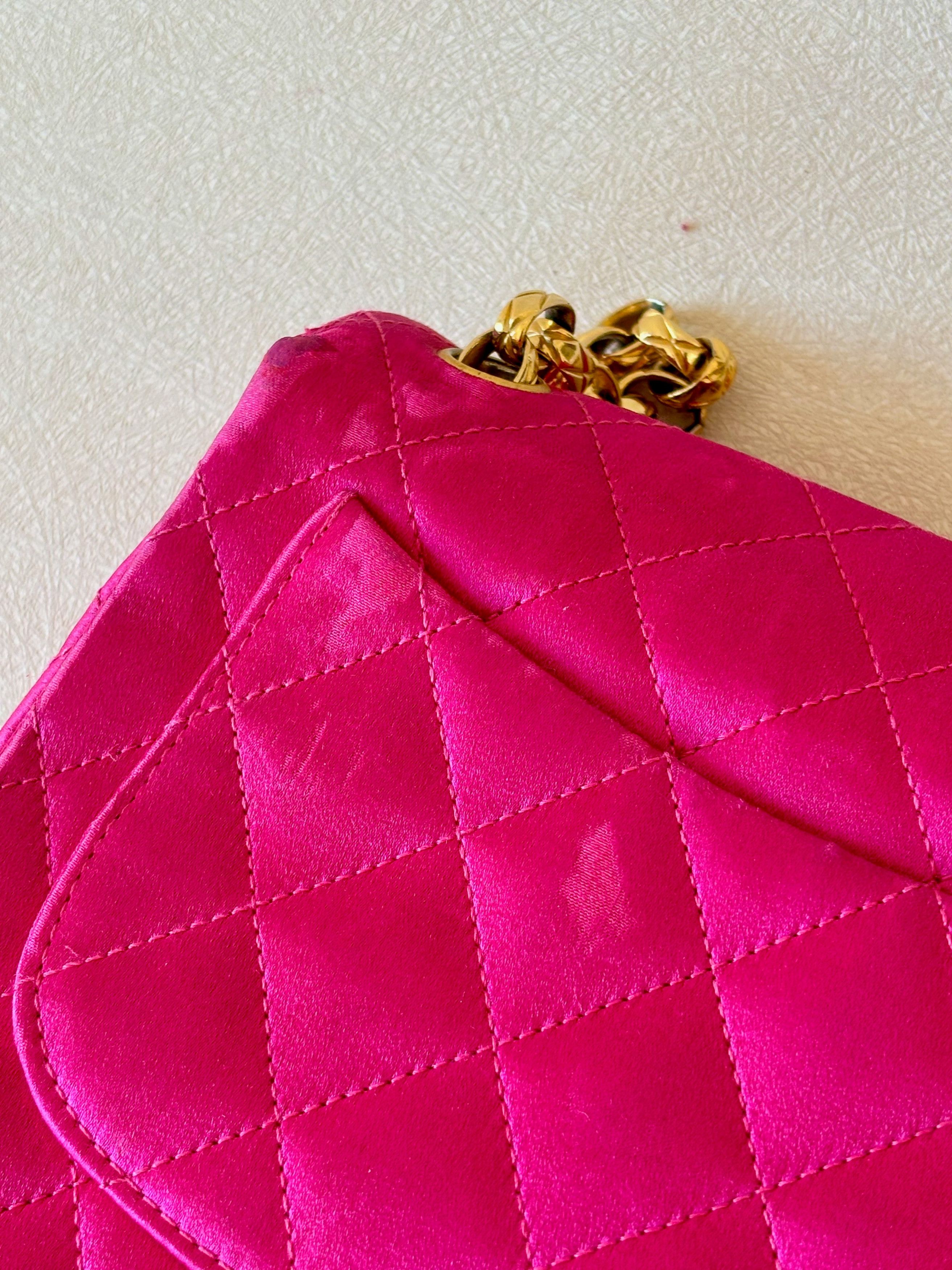 Chanel Sac Timeless Satin Size ONE SIZE - 18 Thumbnail