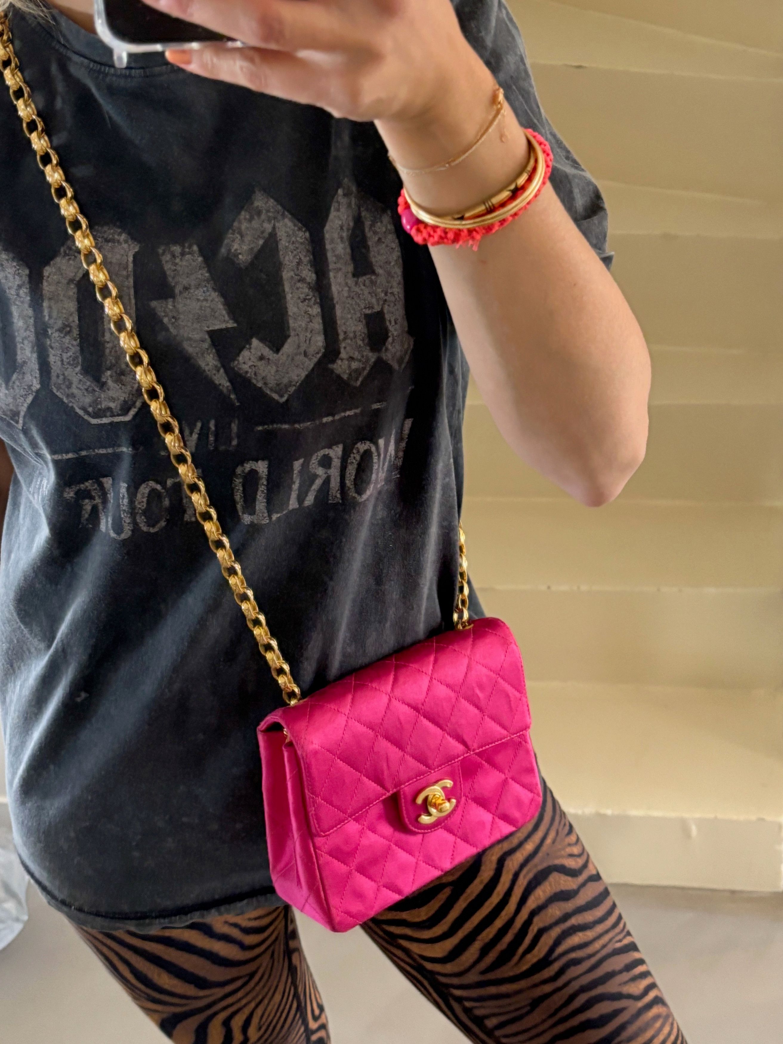 Chanel Sac Timeless Satin Size ONE SIZE - 17 Thumbnail