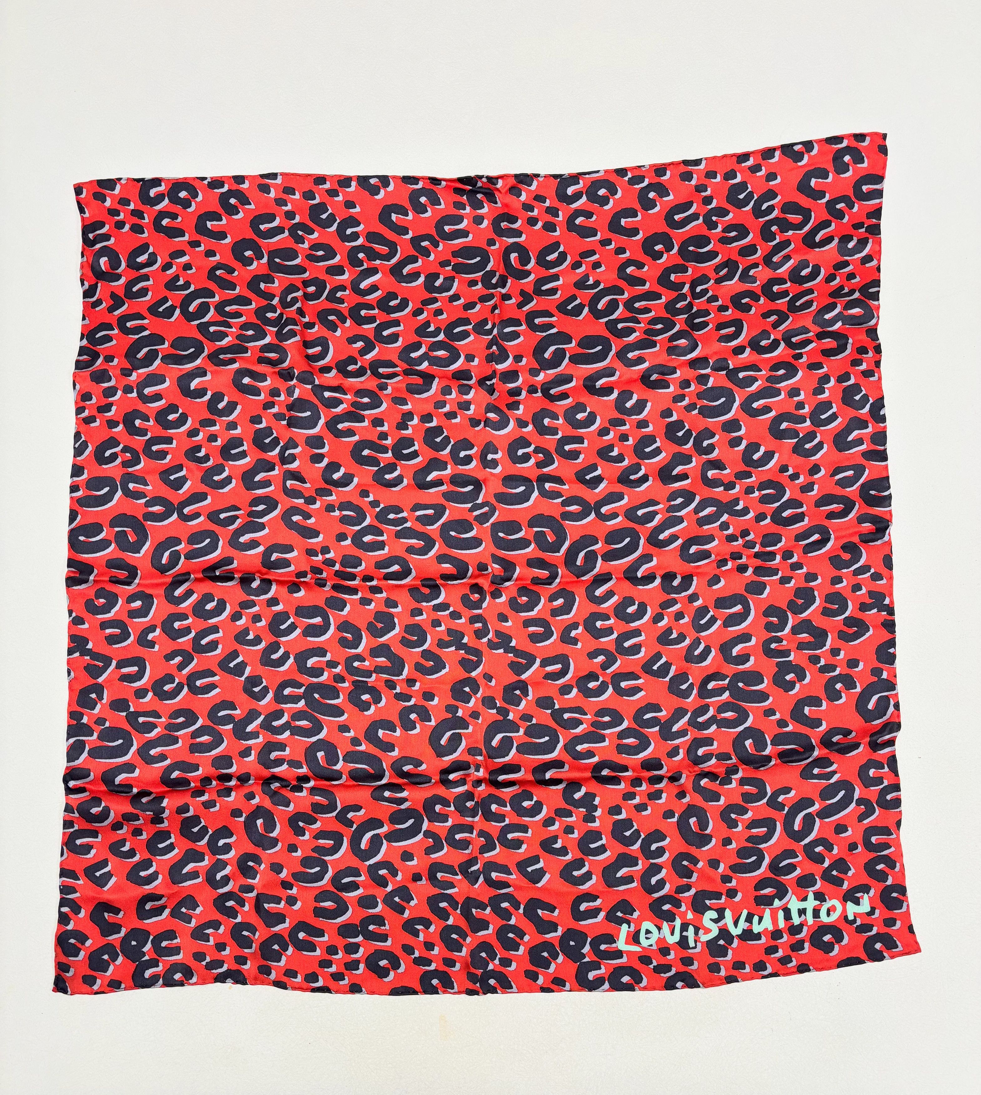 Louis Vuitton x Stephen Sprouse Carré soie Scarves Size ONE SIZE - 4 Thumbnail