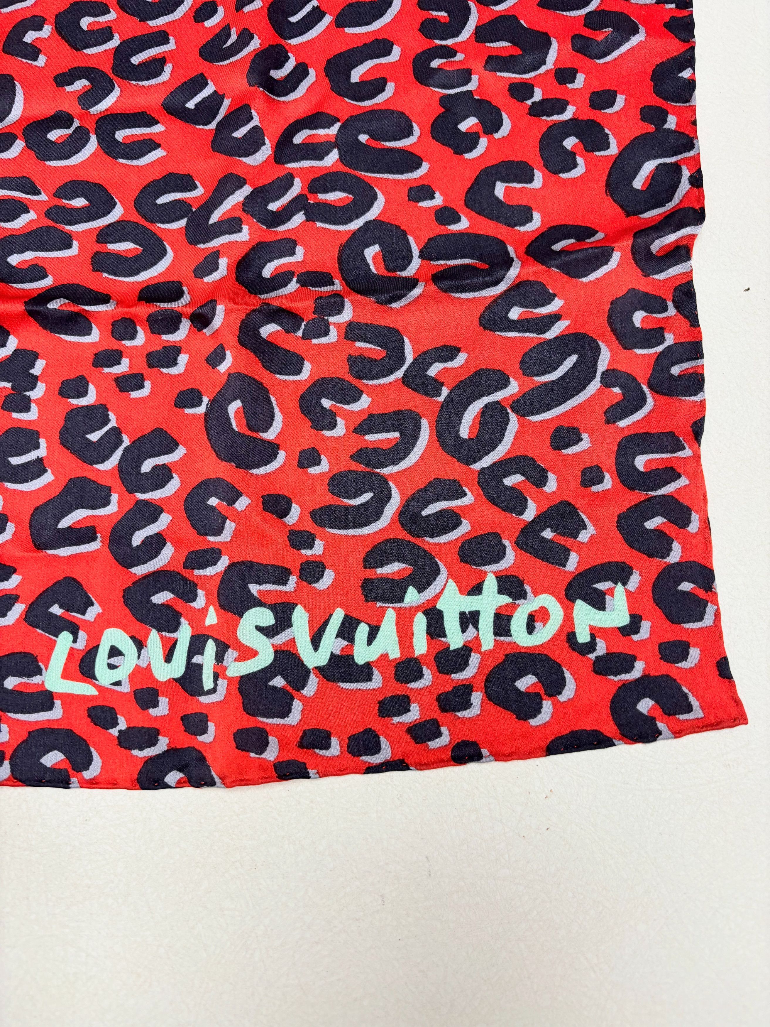 Louis Vuitton x Stephen Sprouse Carré soie Scarves Size ONE SIZE - 6 Thumbnail