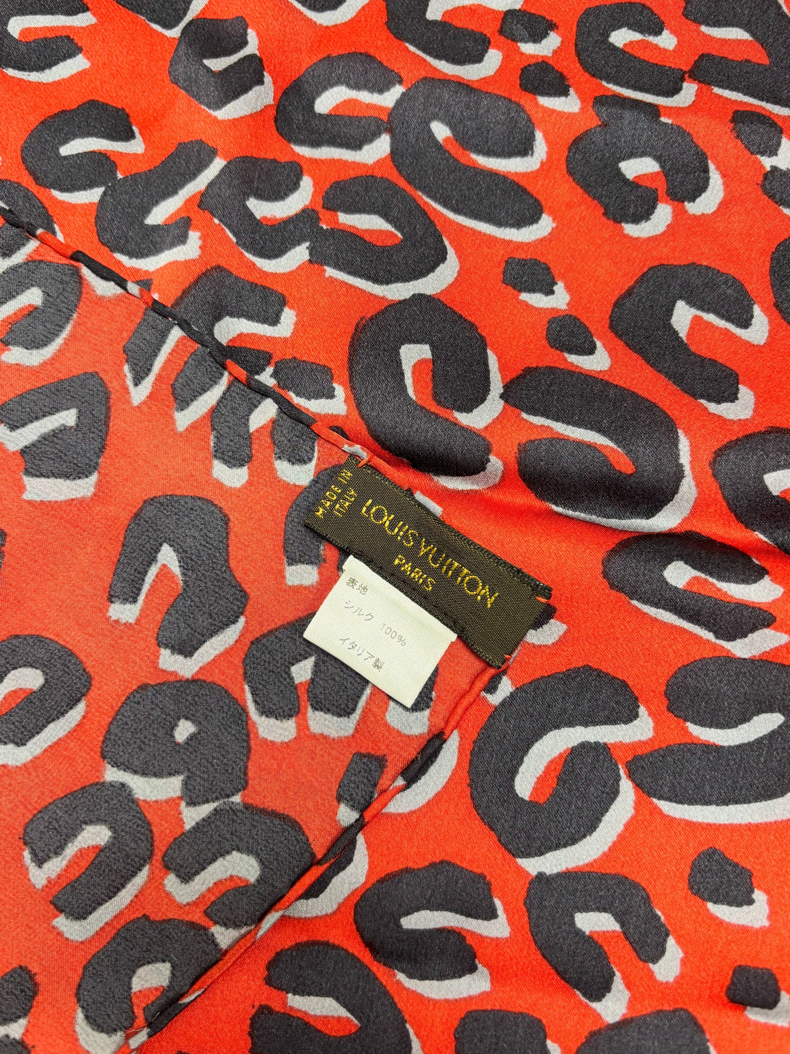 Louis Vuitton x Stephen Sprouse Carré soie Scarves Size ONE SIZE - 5 Thumbnail
