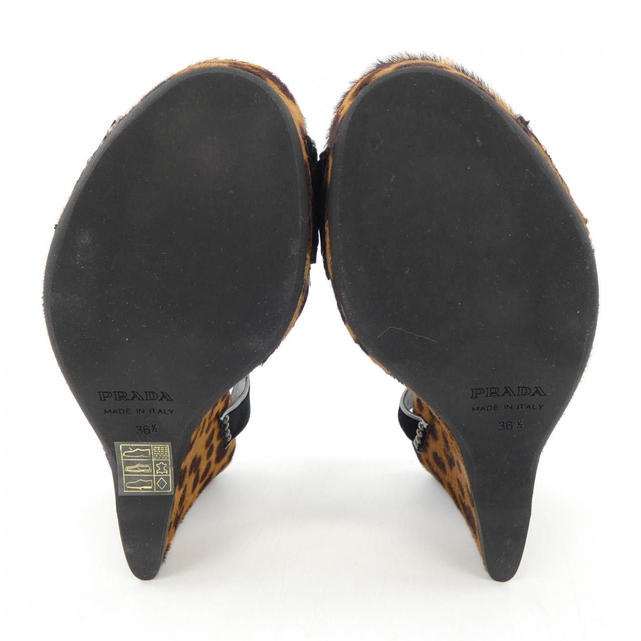 Prada Prada Prada Pumps Leather Shoes DUTY FREE for USA Size ONE SIZE - 4 Thumbnail