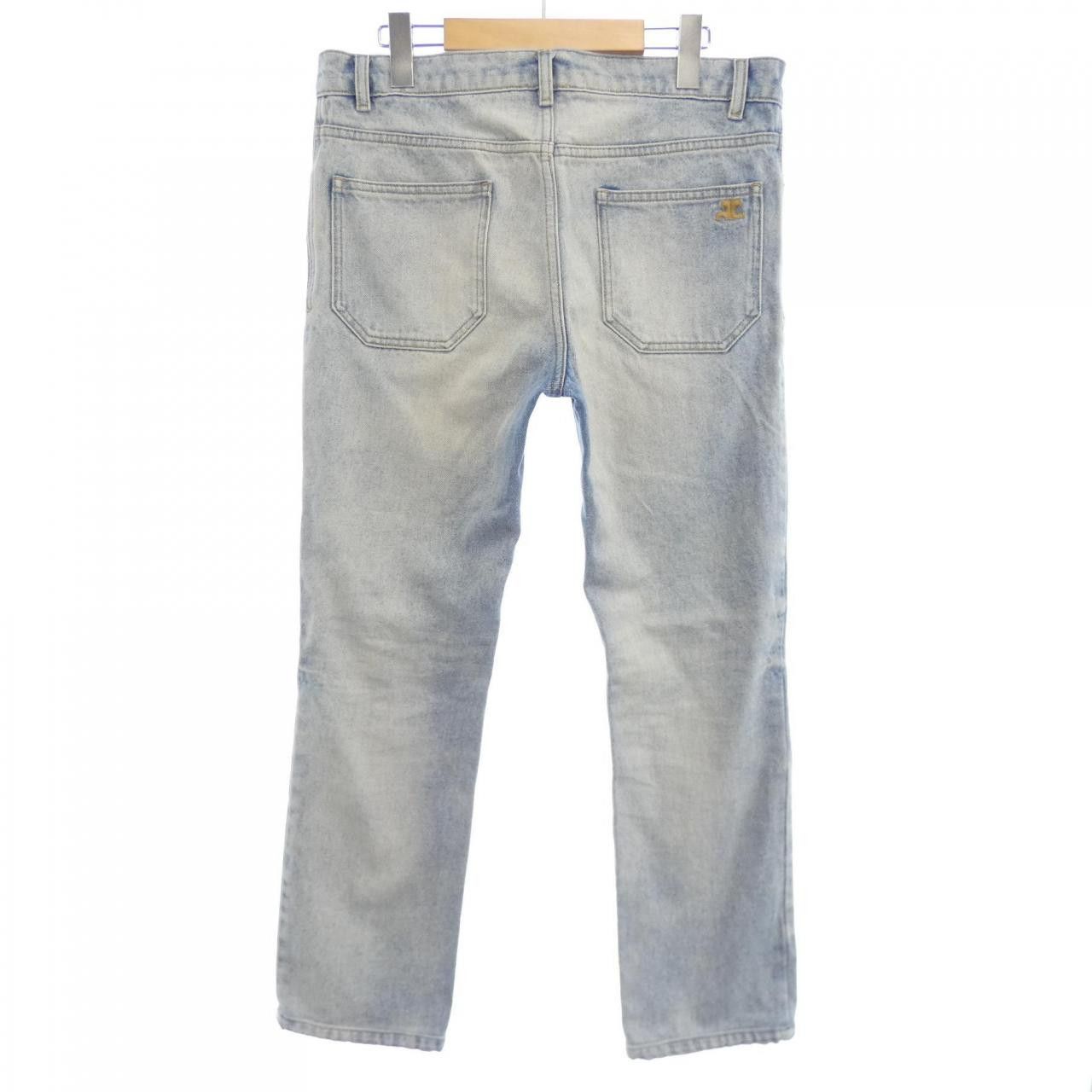 Other Other Courreges Jeans Textile Jeans 124DPA022DE00167011 DUTY FREE for USA Size ONE SIZE - 2 Thumbnail
