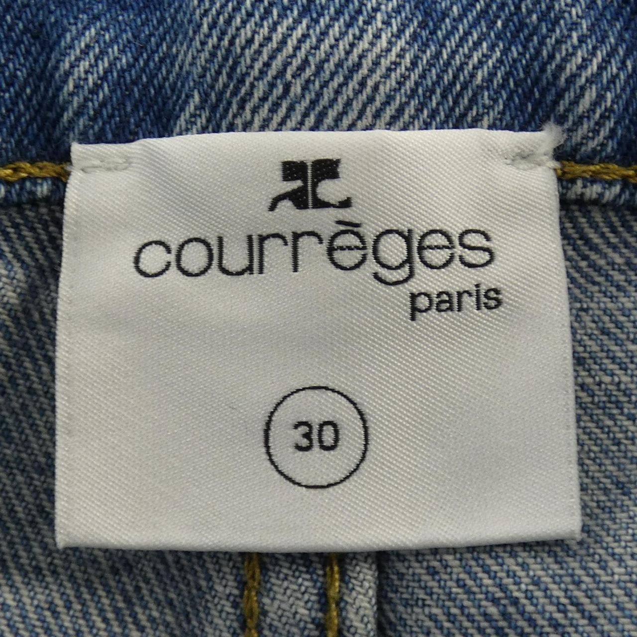 Other Other Courreges Jeans Textile Jeans 124DPA022DE00167011 DUTY FREE for USA Size ONE SIZE - 4 Thumbnail
