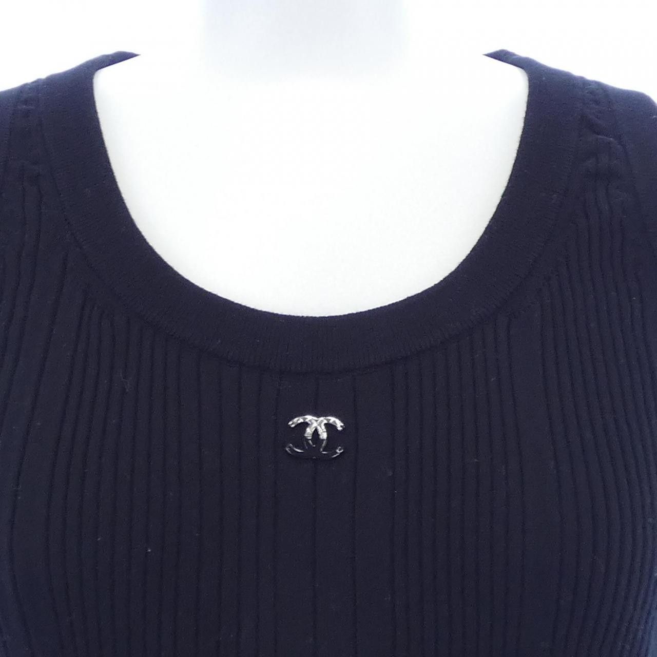 Chanel Chanel Chanel Cotton Tank Top Textile Tops P79179K11413 DUTY FREE for USA Size ONE SIZE - 6 Thumbnail