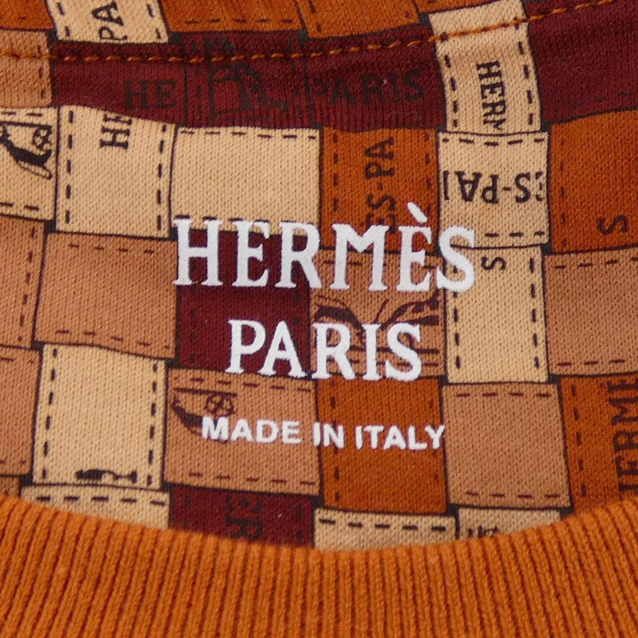 Hermes Hermes Hermes Bolduc Au Carre Cotton T shirt Textile T-Shirts DUTY FREE for USA Size ONE SIZE - 4 Thumbnail