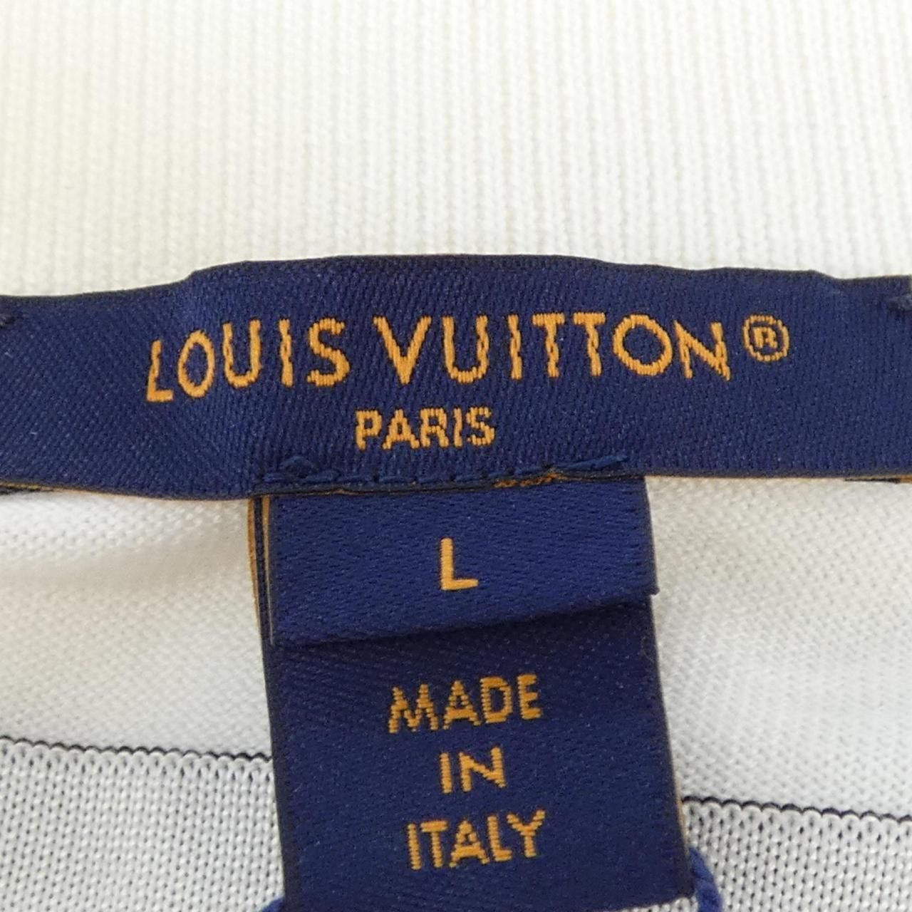 Louis Vuitton Louis Vuitton Louis Vuitton Signature Tag Knit Top Textile Tops FTKS32XMH DUTY FREE for USA Size ONE SIZE - 4 Thumbnail