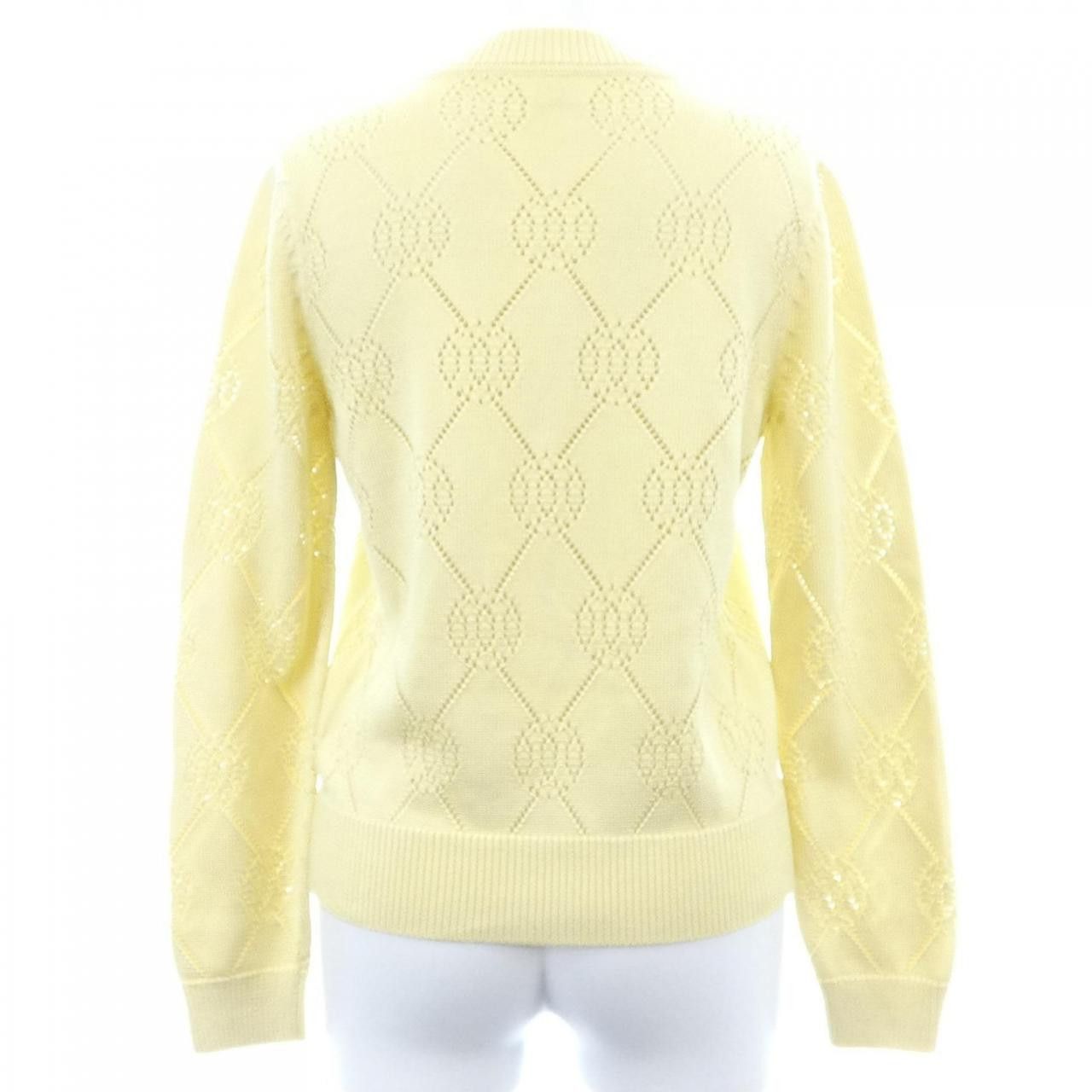 Hermes Hermes Hermes H Lift Wool Cardigan Textile Tops DUTY FREE for USA Size ONE SIZE - 2 Thumbnail
