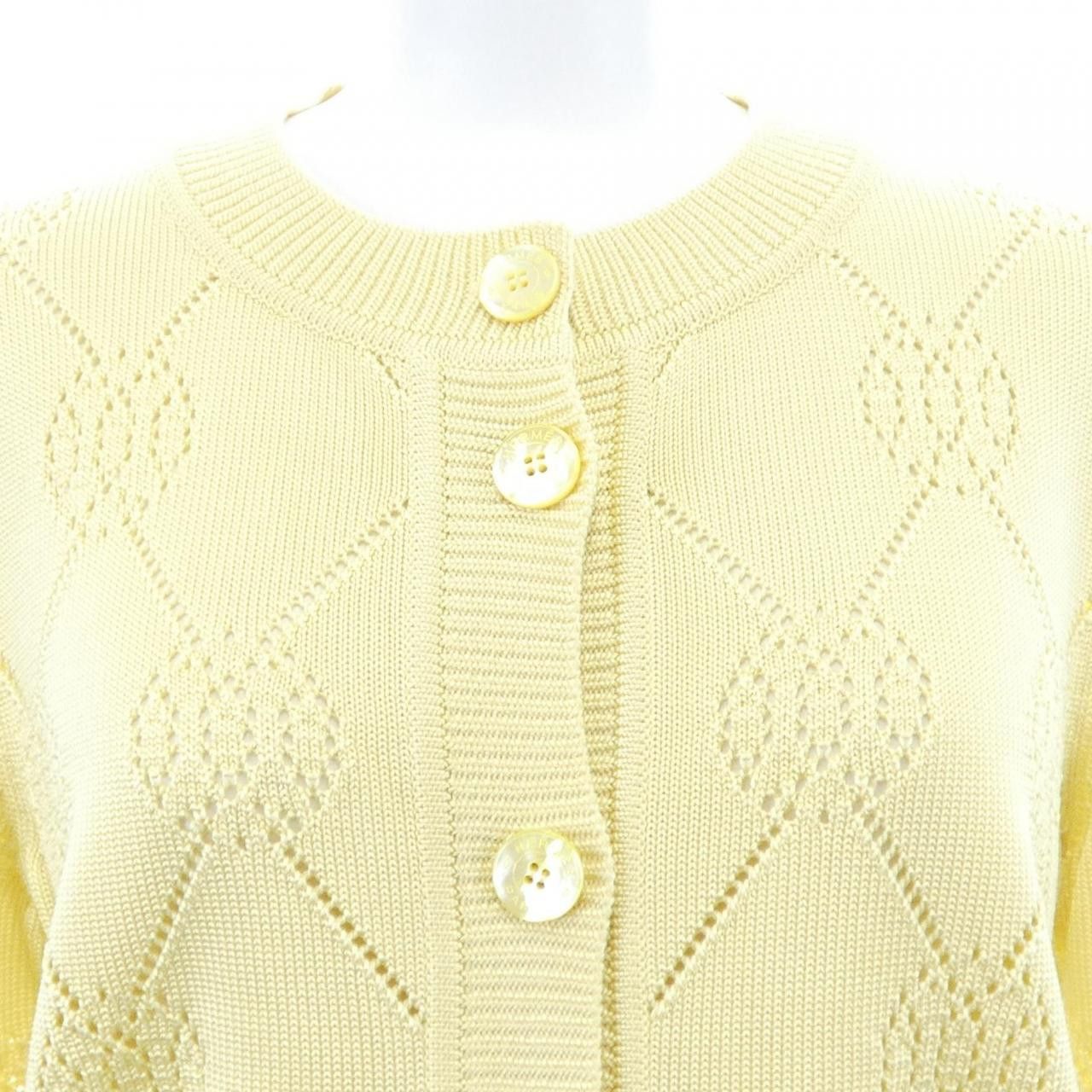Hermes Hermes Hermes H Lift Wool Cardigan Textile Tops DUTY FREE for USA Size ONE SIZE - 5 Thumbnail