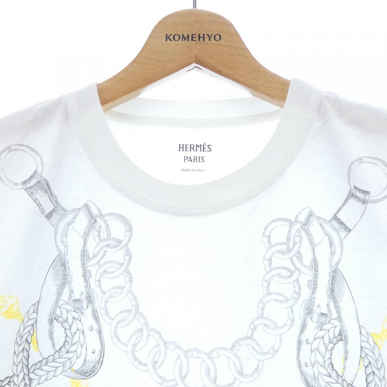 Hermes Hermes Hermes Parfumerie Remix Cotton TShirt Textile T-Shirts DUTY FREE for USA Size ONE SIZE - 5 Thumbnail