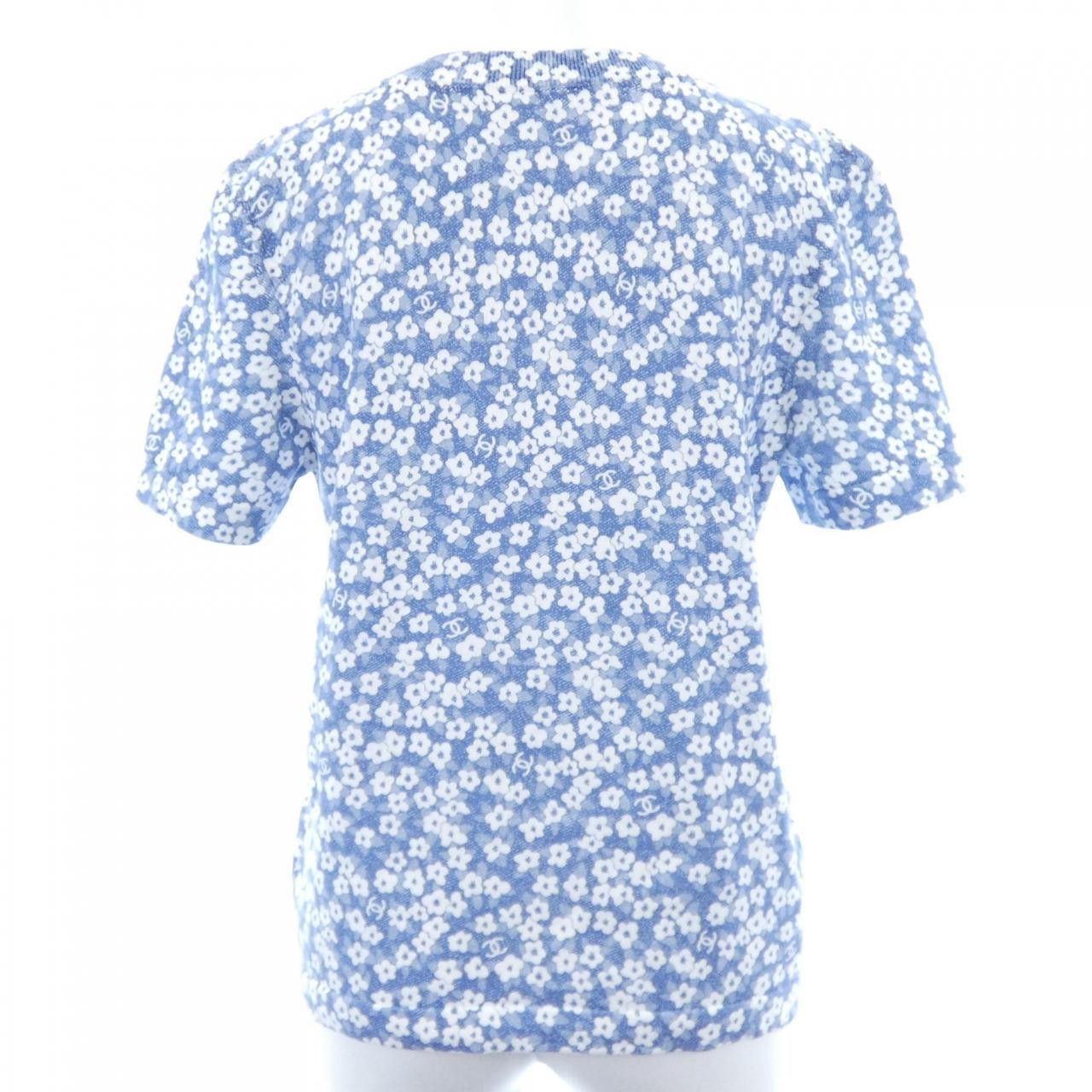 Chanel Chanel Chanel LOOK23 Cotton T Shirt Textile T-Shirts P77924K11270 DUTY FREE for USA Size ONE SIZE - 2 Thumbnail