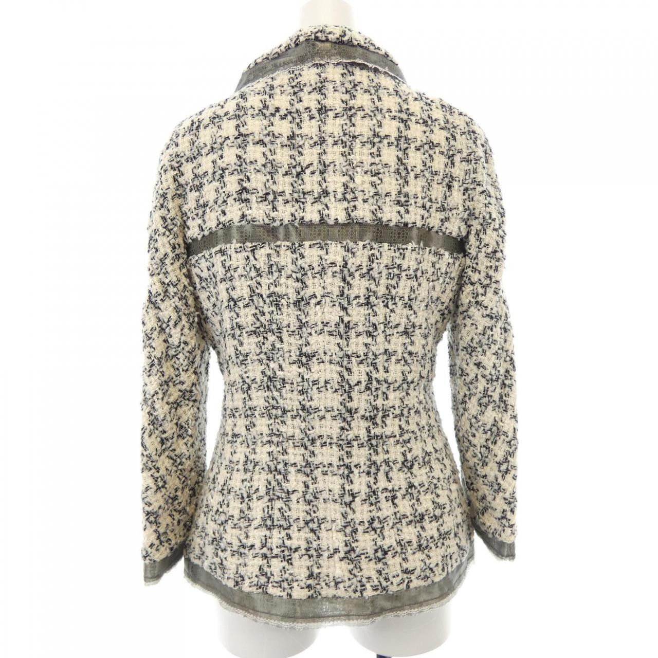 Chanel Chanel Chanel Silk Jacket Textile Outerwear P34954V2516509P DUTY FREE for USA Size ONE SIZE - 2 Thumbnail