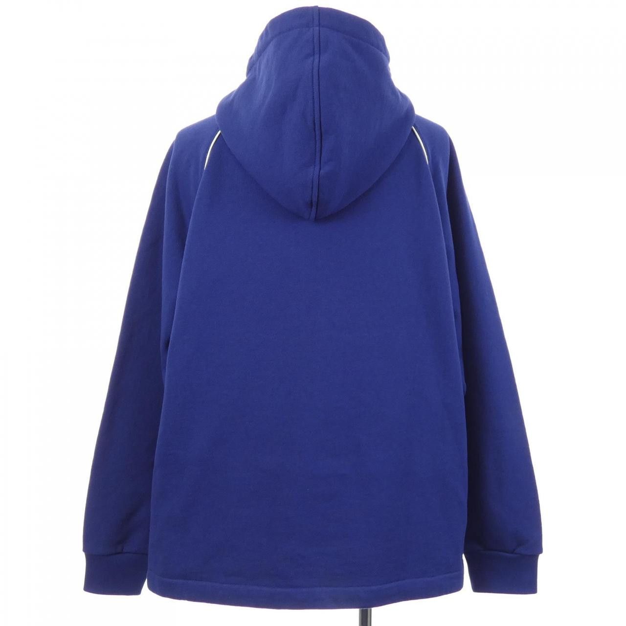 Gucci Gucci Gucci Web GUCCI Label Cotton Hoodie Textile Sweatshirts & Hoodies 645320XJDAK DUTY FREE for USA Size ONE SIZE - 2 Thumbnail