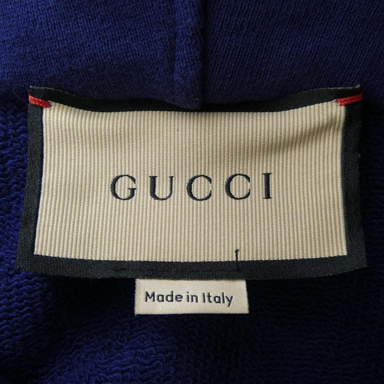 Gucci Gucci Gucci Web GUCCI Label Cotton Hoodie Textile Sweatshirts & Hoodies 645320XJDAK DUTY FREE for USA Size ONE SIZE - 5 Thumbnail