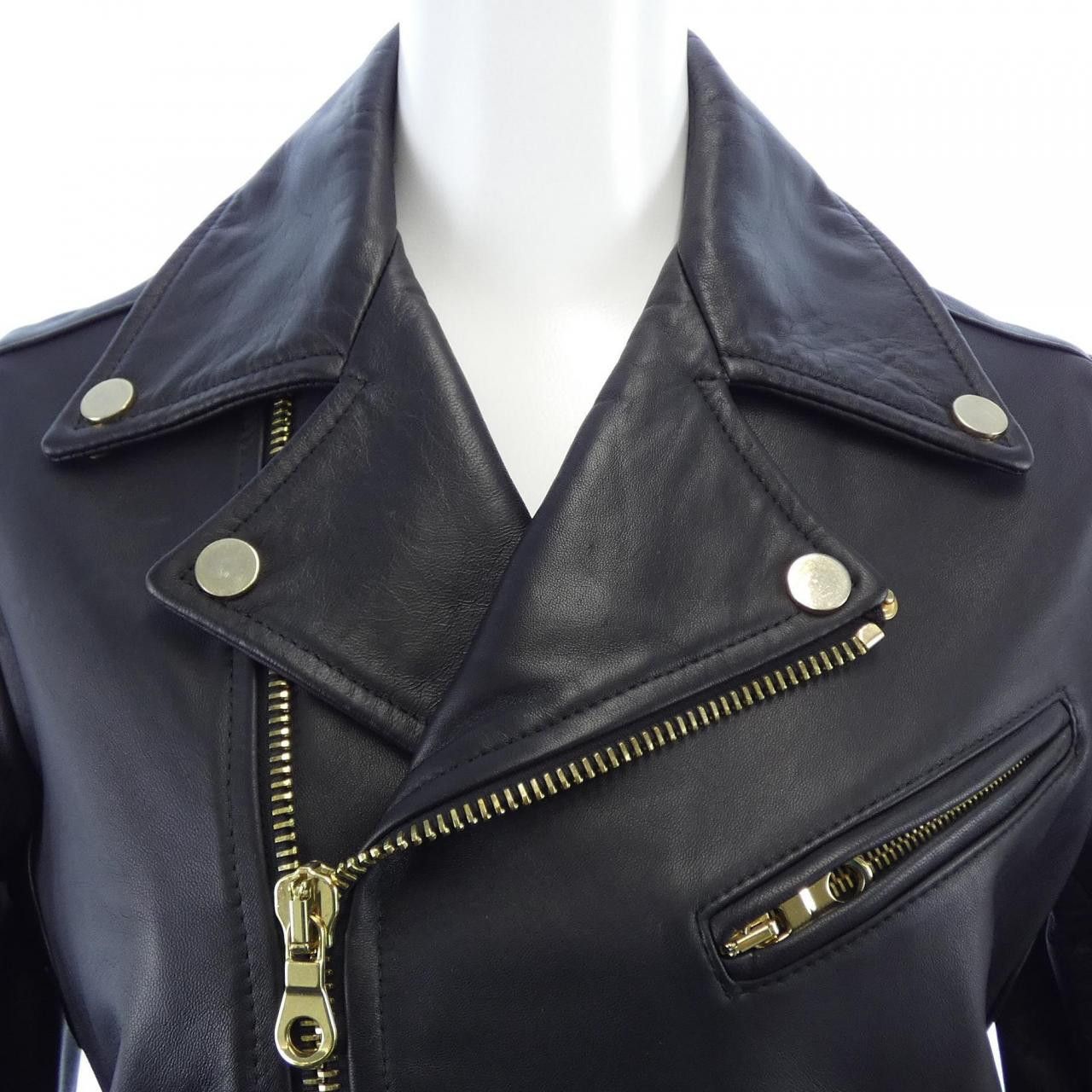Other Other Cinquanta Leather Jacket Leather Outerwear DUTY FREE for USA Size ONE SIZE - 5 Thumbnail