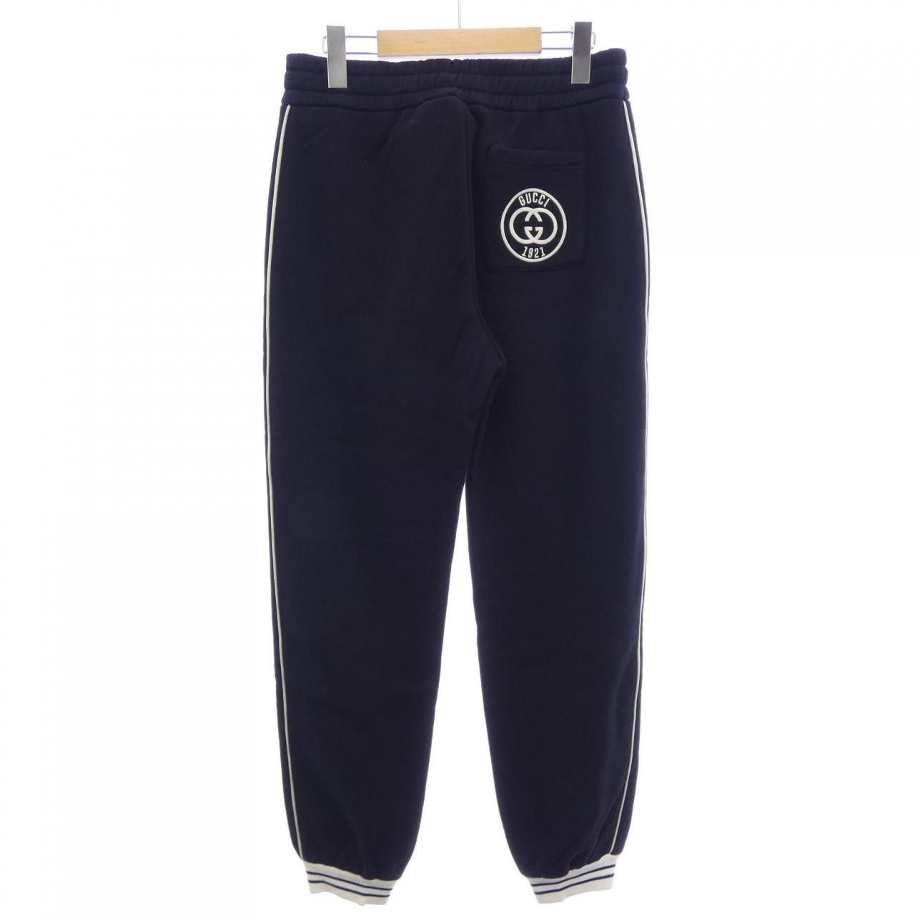 Gucci Gucci Gucci Cotton Jersey Pants Textile Pants 756598XJFV7 DUTY FREE for USA Size ONE SIZE - 2 Thumbnail