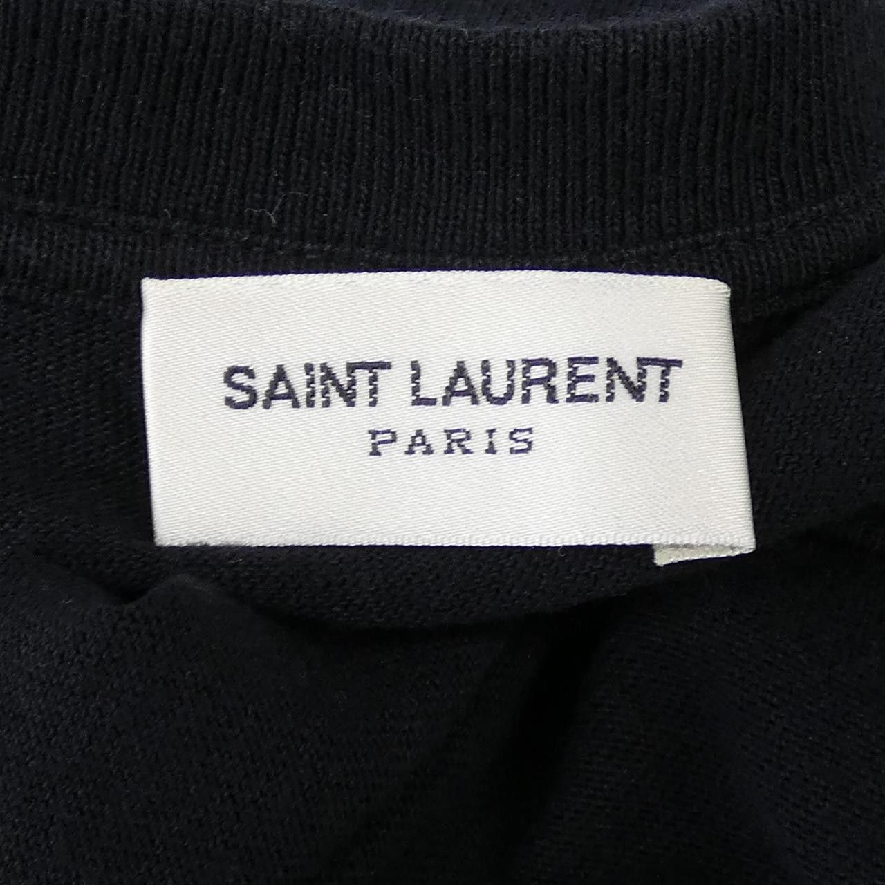 Yves Saint Laurent Yves Saint Laurent Saint Laurent Cotton T Shirt Textile T-Shirts 614279YBRW2 DUTY FREE for USA Size ONE SIZE - 4 Thumbnail