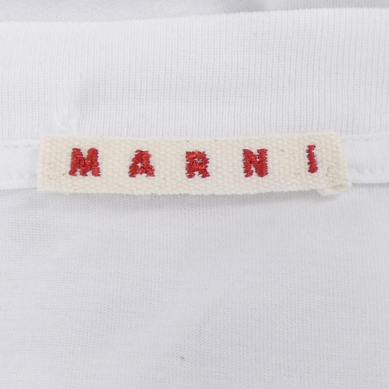 Marni Marni Marni Cotton T Shirt Textile T-Shirts THJE0266P1 DUTY FREE for USA Size ONE SIZE - 4 Thumbnail