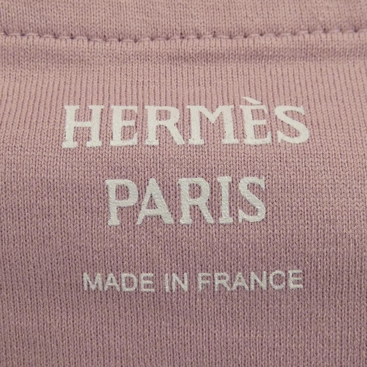 Hermes Hermes Hermes CARTOUCHE Cotton Tshirt Textile T-Shirts DUTY FREE for USA Size ONE SIZE - 4 Thumbnail