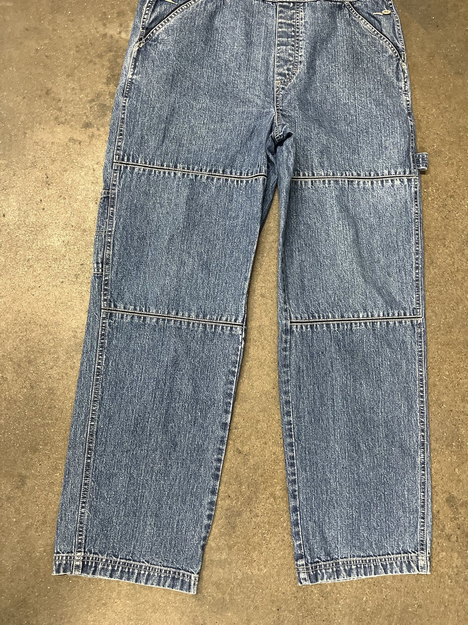 Carhartt × Vintage Vintage 1990s Bum Equipment denim Overalls Size M Size US M / EU 48-50 / 2 - 3 Thumbnail