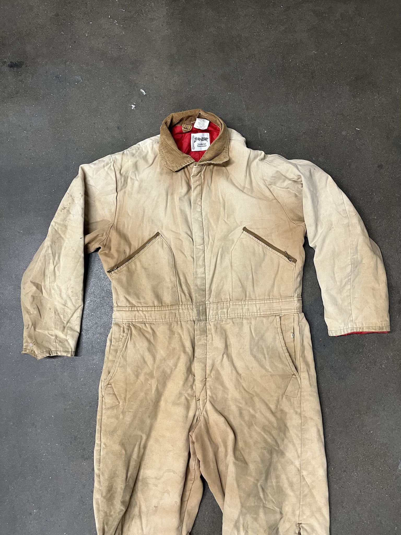 Carhartt × Vintage Vintage 1980s Zero Zone Padded Canvas Workwear Coverall Size XL Size US XL / EU 56 / 4 - 2 Thumbnail