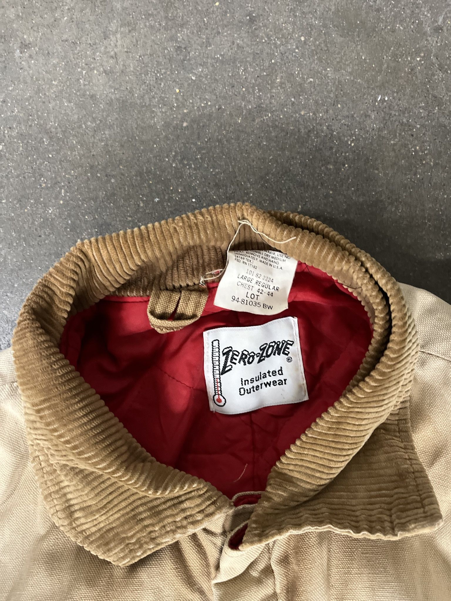 Carhartt × Vintage Vintage 1980s Zero Zone Padded Canvas Workwear Coverall Size XL Size US XL / EU 56 / 4 - 4 Thumbnail
