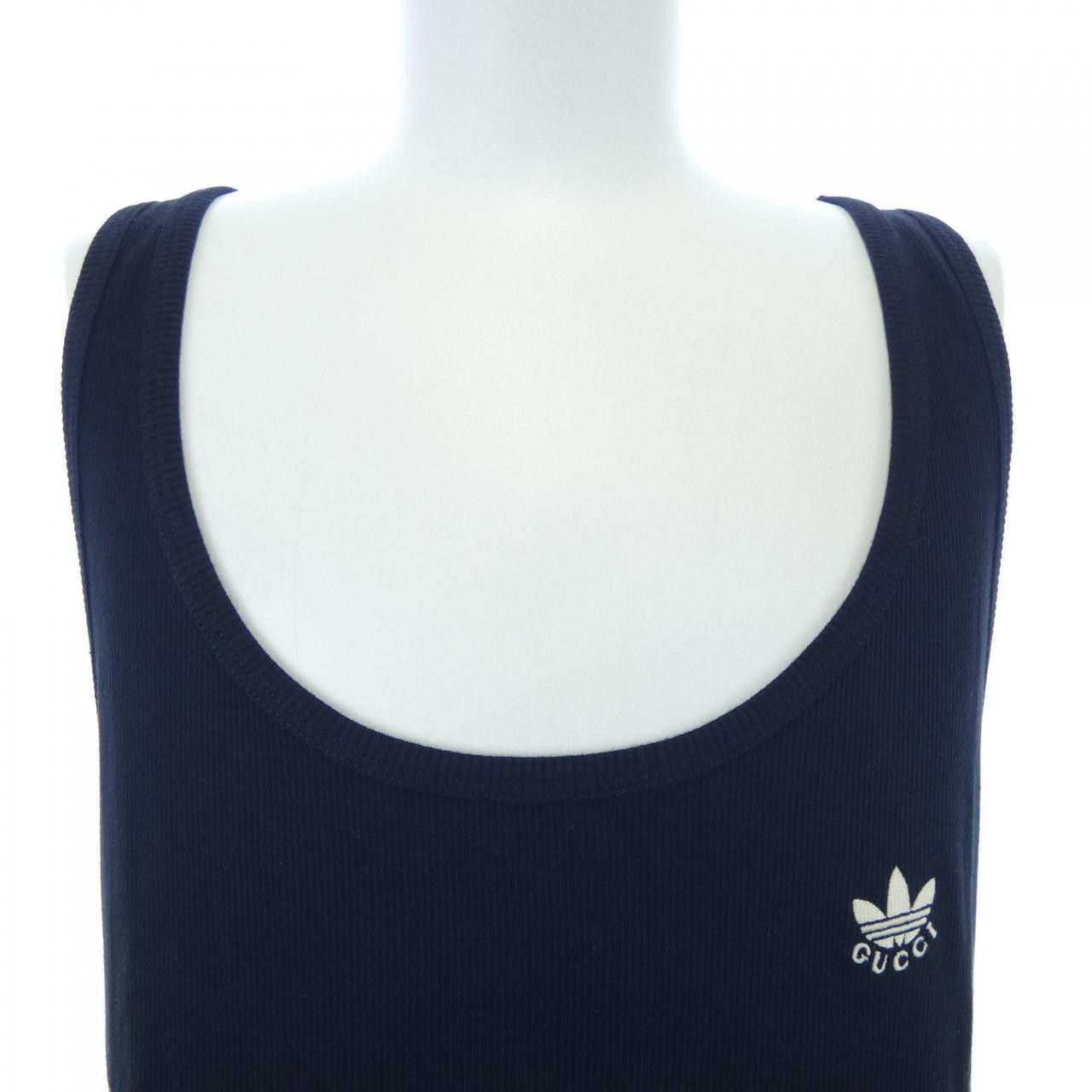 Gucci Gucci Gucci Cotton Tank Top Textile Tops 620427XJEXA DUTY FREE for USA Size ONE SIZE - 5 Thumbnail
