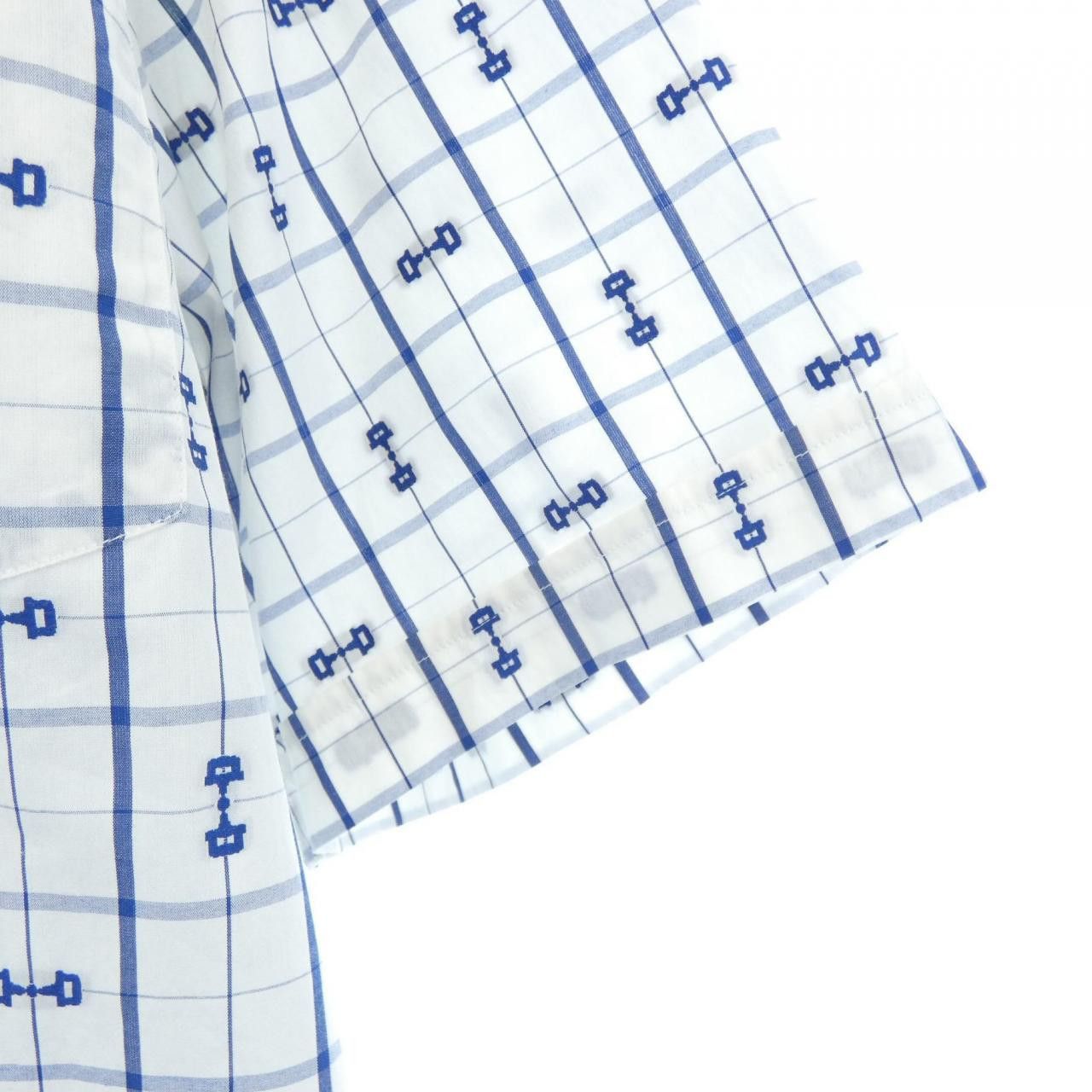 Gucci Gucci Gucci Short Sleeve Shirt Textile Tops 770424ZAOQR DUTY FREE for USA Size ONE SIZE - 6 Thumbnail