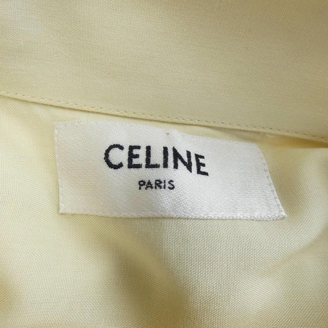 Celine Celine CELINE Short Sleeve Shirt Textile Dress Shirt 2C947852C DUTY FREE for USA Size ONE SIZE - 4 Thumbnail