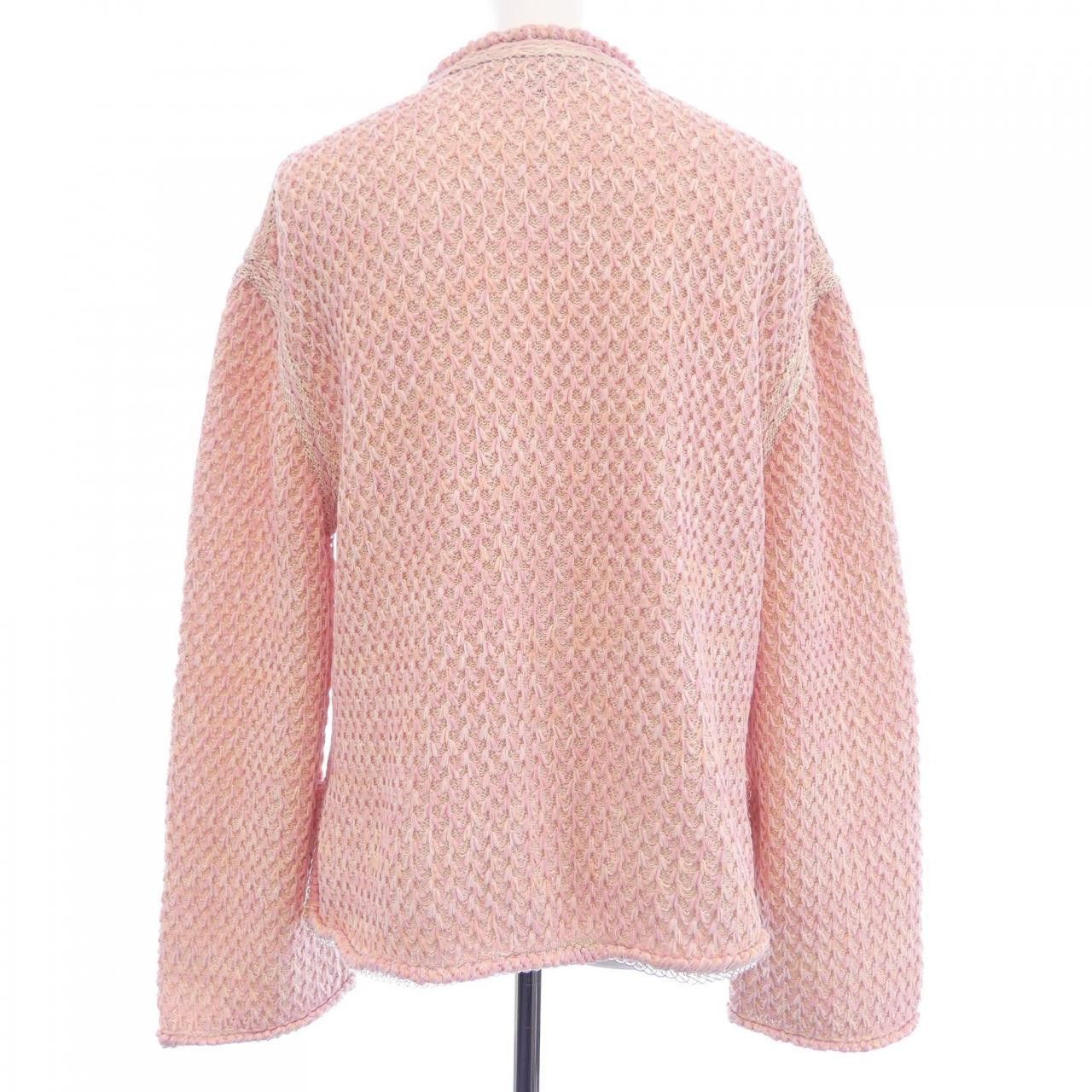 Chanel Chanel Chanel Knit Cardigan Textile Tops P56686K07388 DUTY FREE for USA Size ONE SIZE - 2 Thumbnail