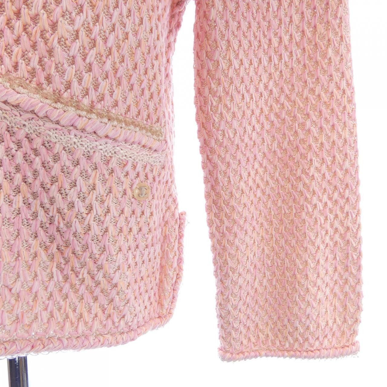 Chanel Chanel Chanel Knit Cardigan Textile Tops P56686K07388 DUTY FREE for USA Size ONE SIZE - 7 Thumbnail