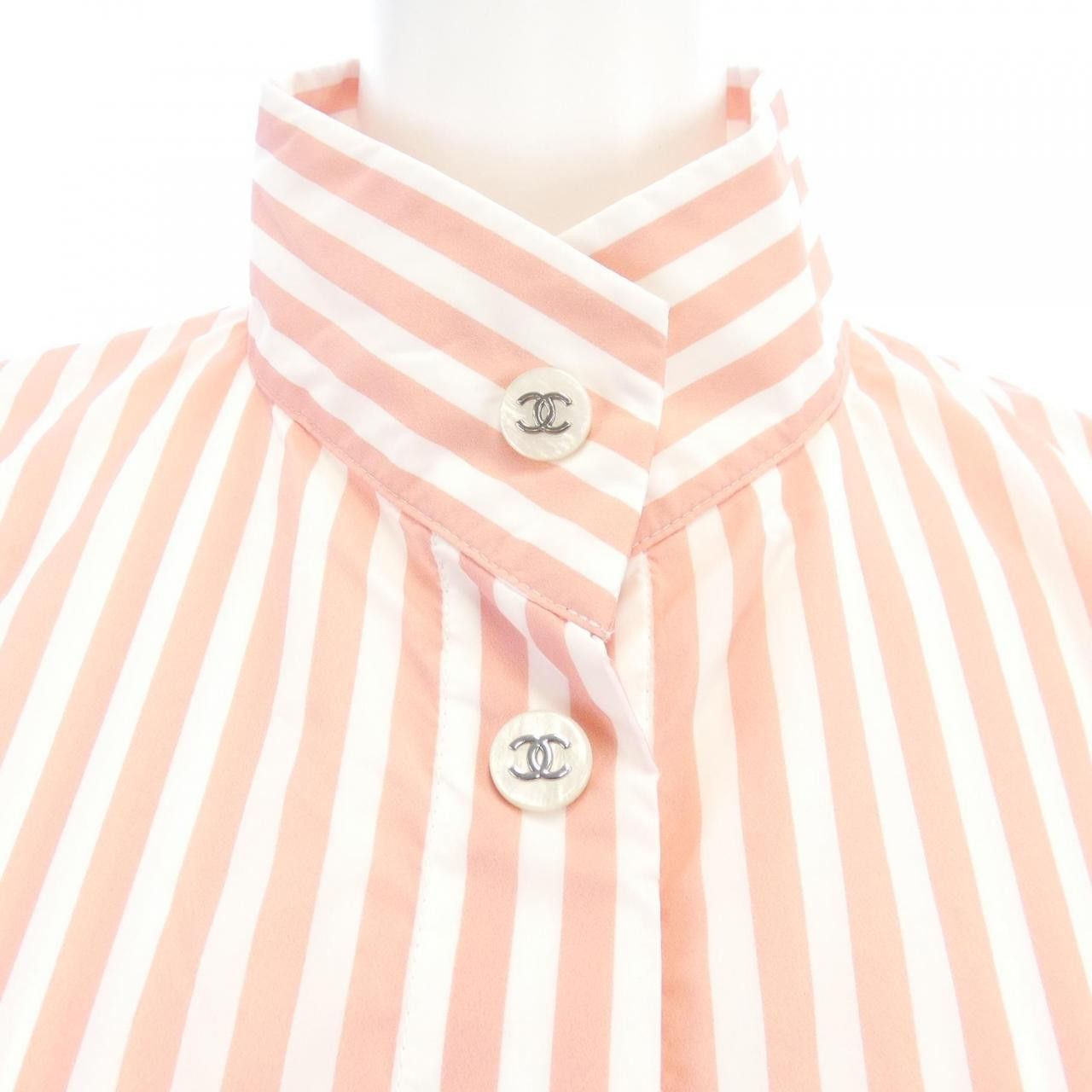 Chanel Chanel Chanel Short Sleeve Shirt Textile Tops P76214V68288 DUTY FREE for USA Size ONE SIZE - 6 Thumbnail