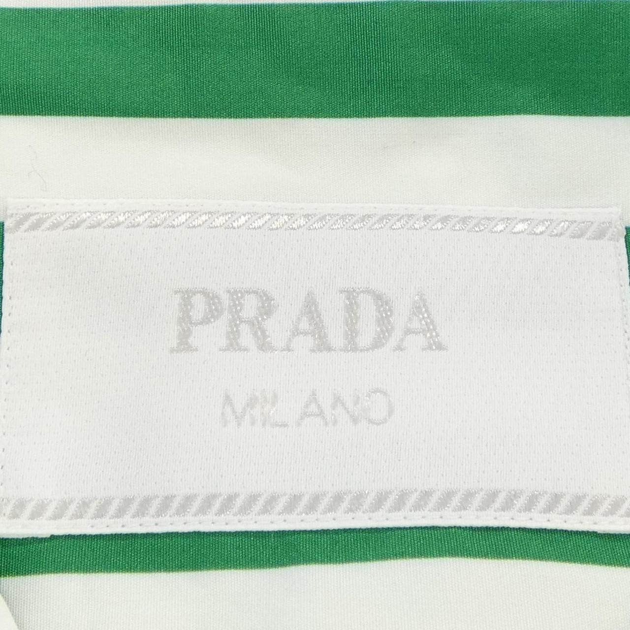Prada Prada Prada Cotton Short Sleeve Shirt Textile Tops UCS414 S221 108R DUTY FREE for USA Size ONE SIZE - 4 Thumbnail