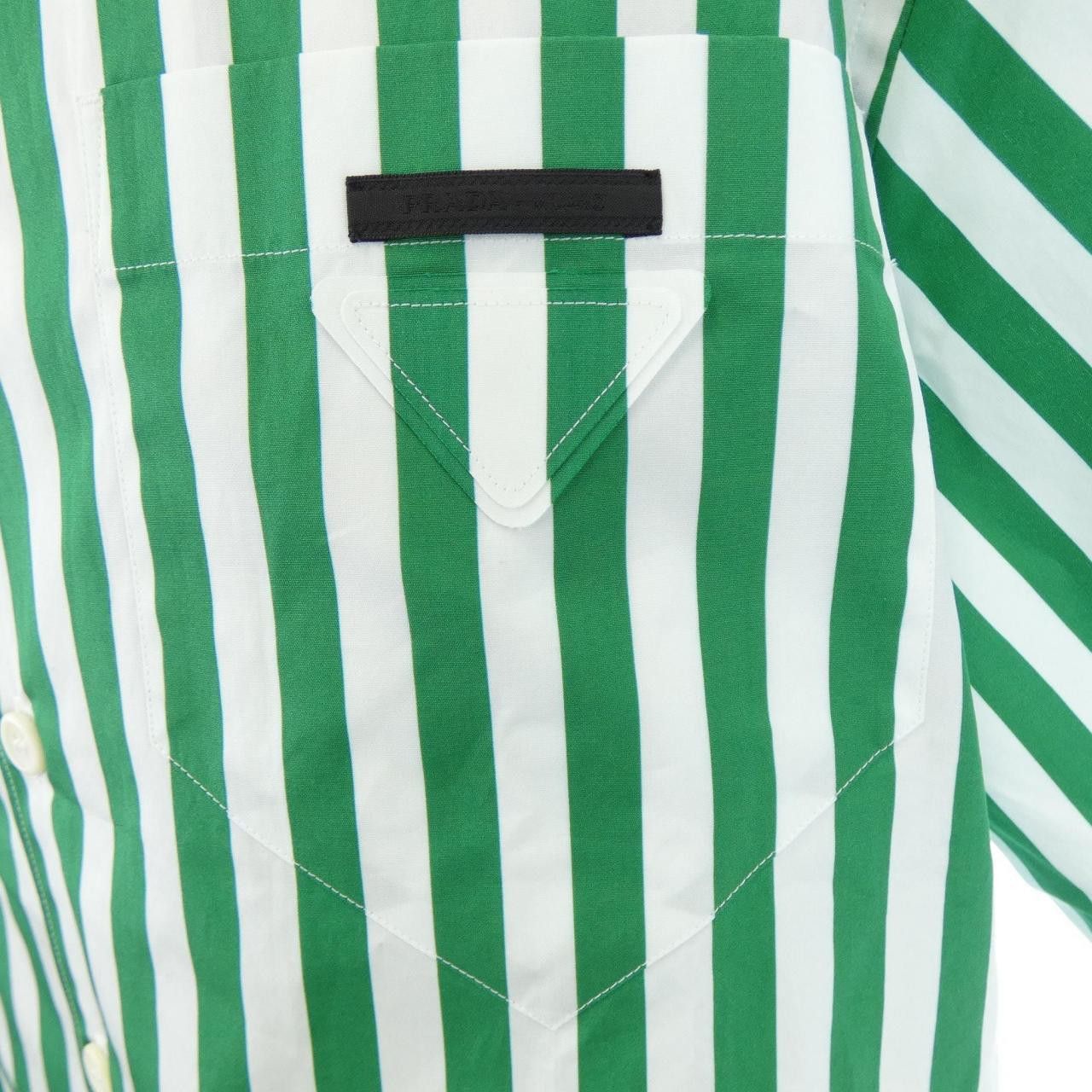 Prada Prada Prada Cotton Short Sleeve Shirt Textile Tops UCS414 S221 108R DUTY FREE for USA Size ONE SIZE - 6 Thumbnail