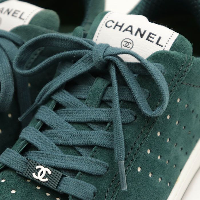 Chanel Chanel Chanel Suede Sneakers Leather Shoes G39225 DUTY FREE for USA Size ONE SIZE - 2 Thumbnail