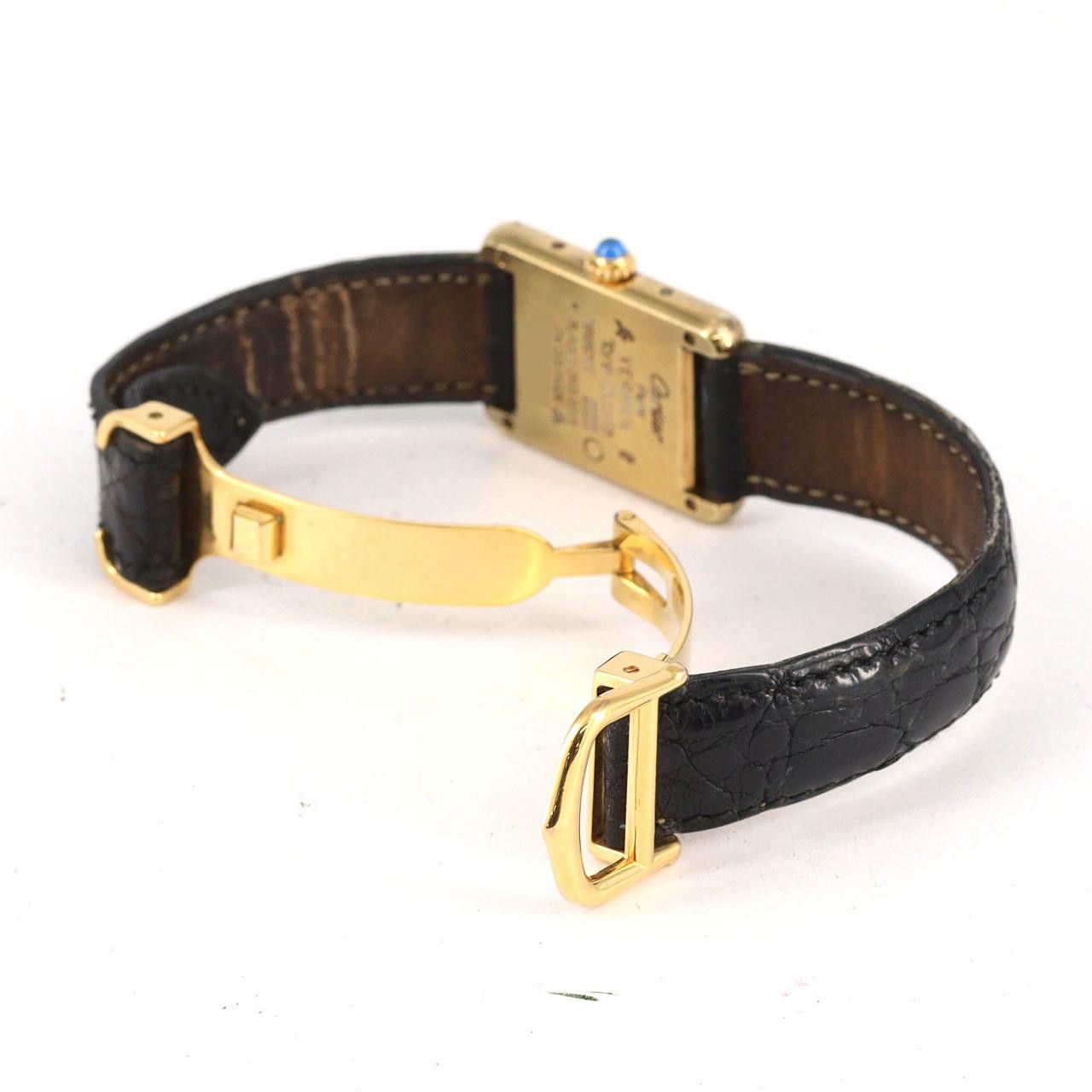 Cartier Cartier Cartier Must Tank Quartz Metal Quartz W1001354 DUTY FREE for USA Size ONE SIZE - 7 Thumbnail