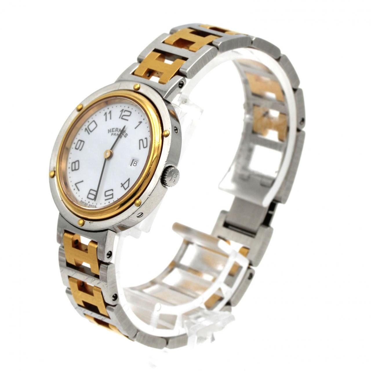 Hermes Hermes Hermes Clipper Quartz Metal Quartz DUTY FREE for USA Size ONE SIZE - 2 Thumbnail