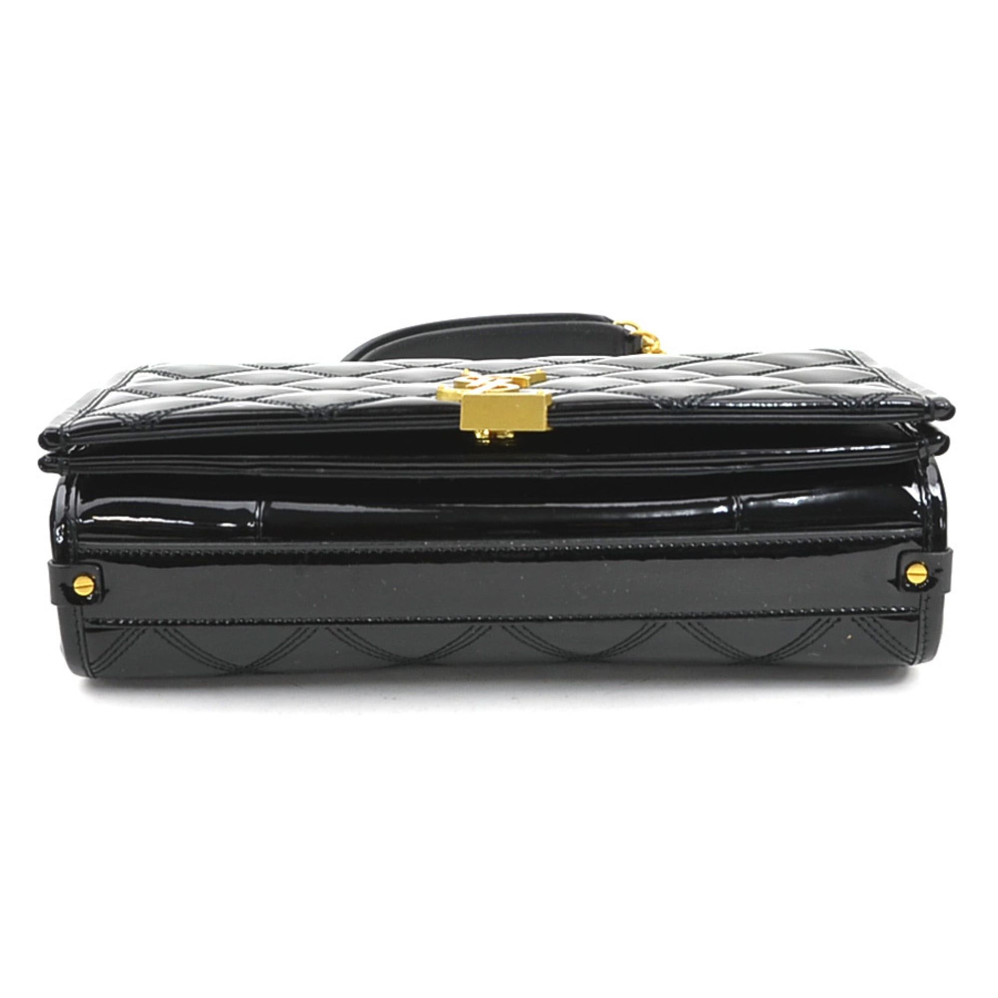 Saint Laurent Paris Saint Laurent shoulder bag, patent leather, black, women's, 650769, r11114r Size ONE SIZE - 4 Thumbnail