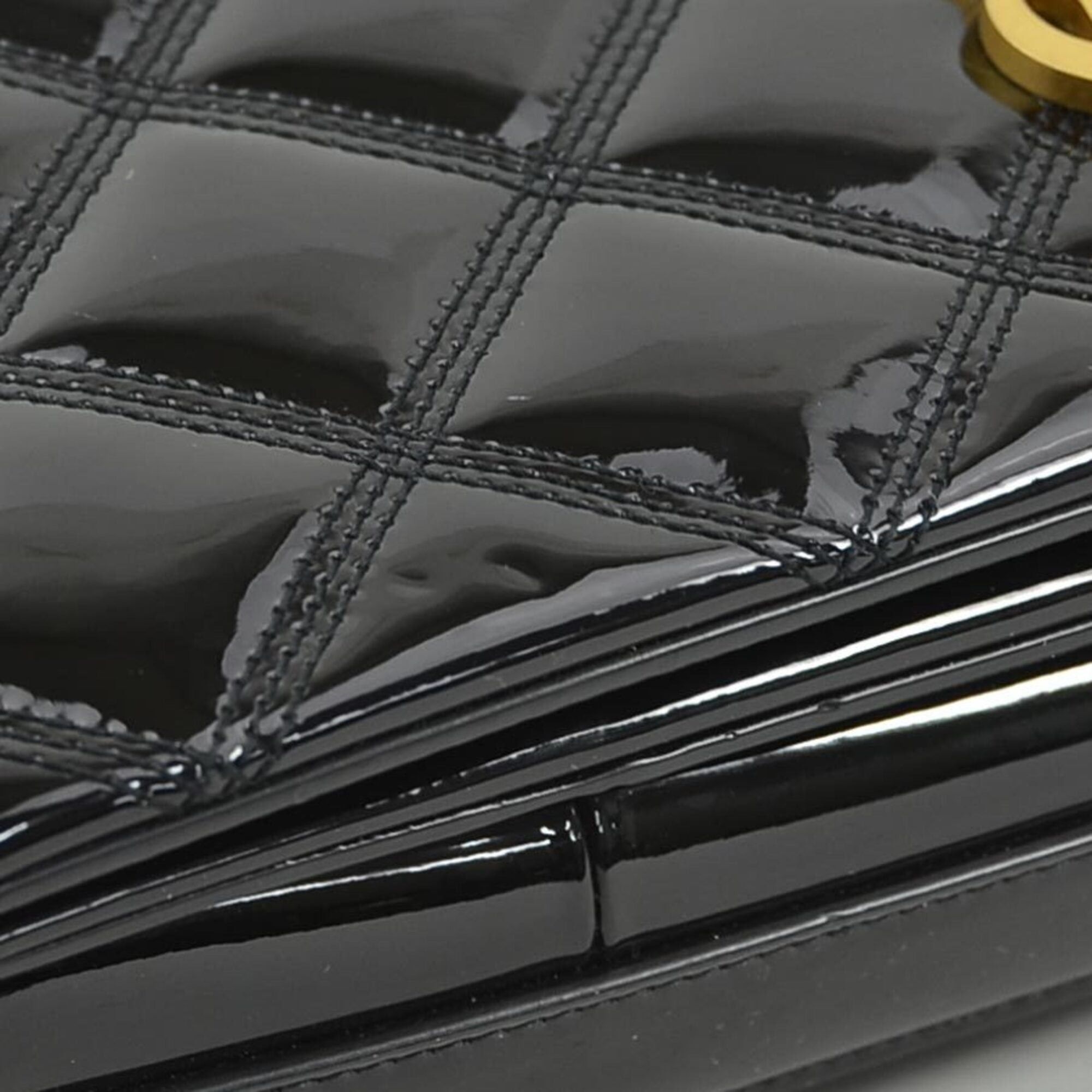 Saint Laurent Paris Saint Laurent shoulder bag, patent leather, black, women's, 650769, r11114r Size ONE SIZE - 11 Thumbnail