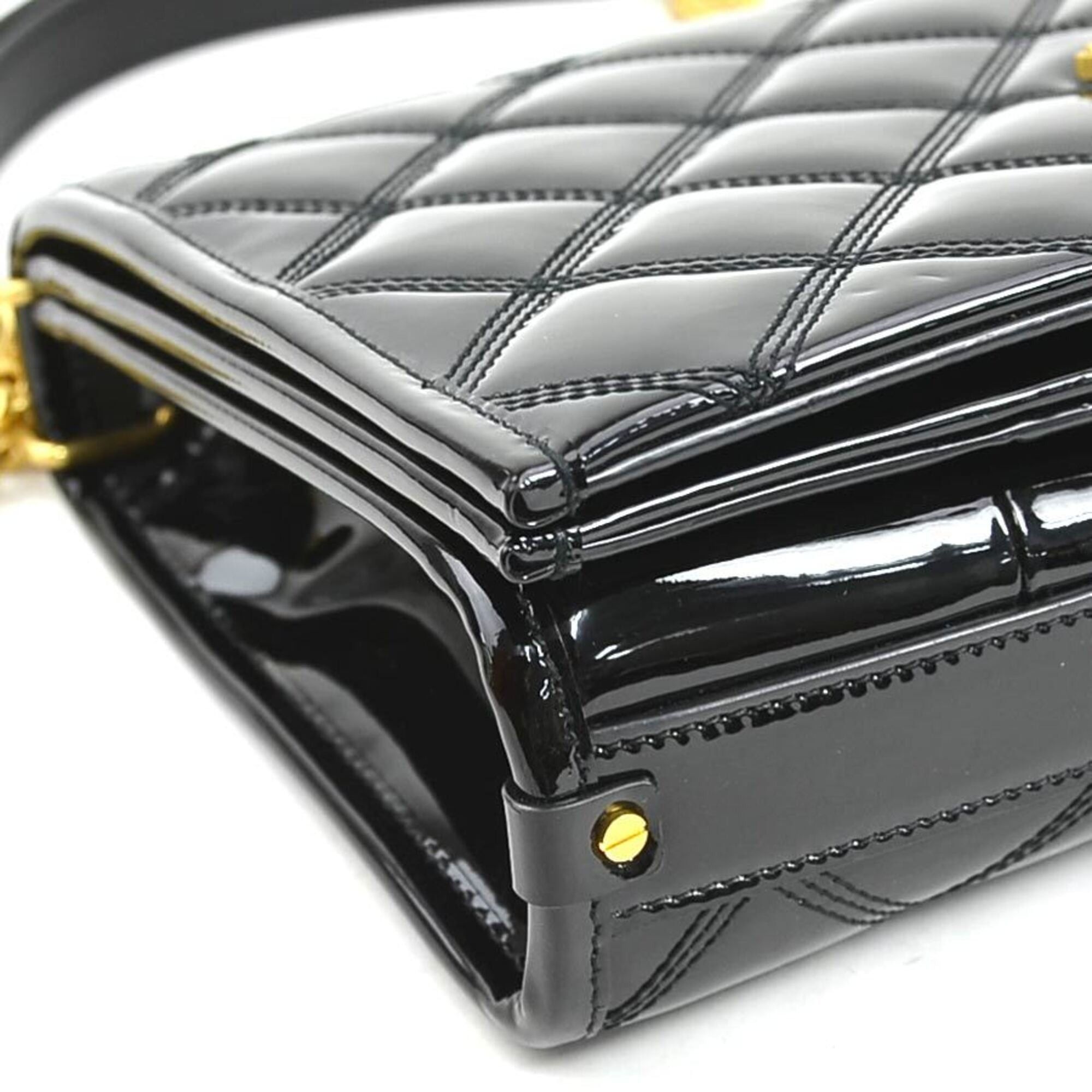 Saint Laurent Paris Saint Laurent shoulder bag, patent leather, black, women's, 650769, r11114r Size ONE SIZE - 7 Thumbnail