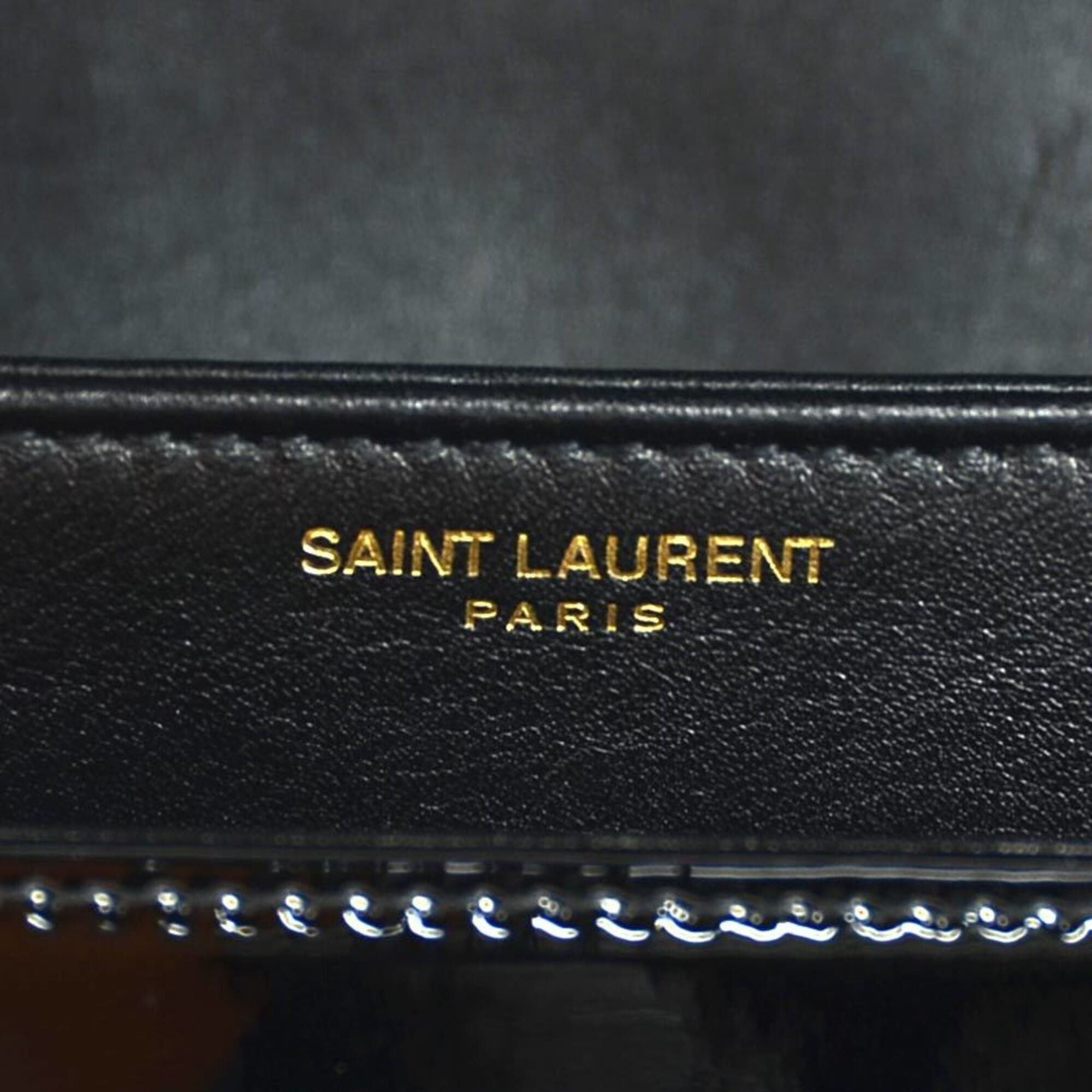 Saint Laurent Paris Saint Laurent shoulder bag, patent leather, black, women's, 650769, r11114r Size ONE SIZE - 15 Thumbnail
