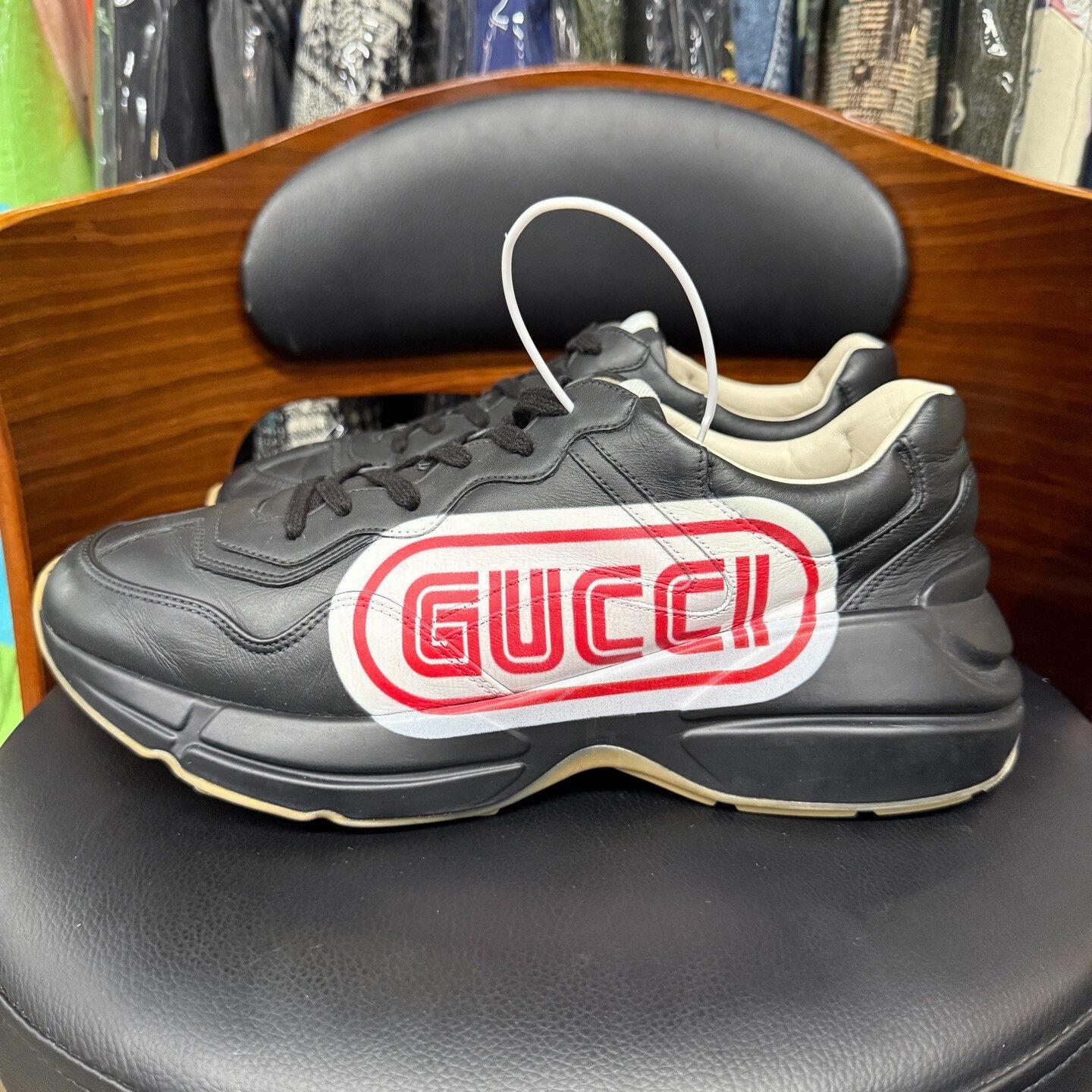 Gucci Gucci Black Lowtop Sneakers 10 Men Size US 10 / EU 43 - 6 Thumbnail