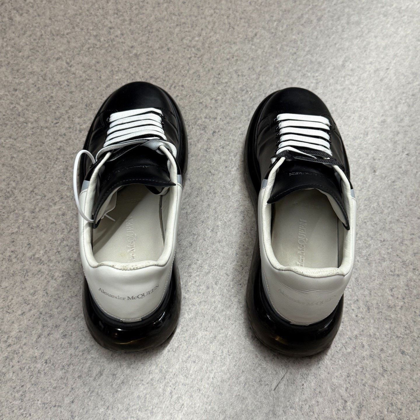 Alexander McQueen Black Lowtop Sneakers 7.5 Men Size US 7.5 / EU 40-41 - 8 Thumbnail