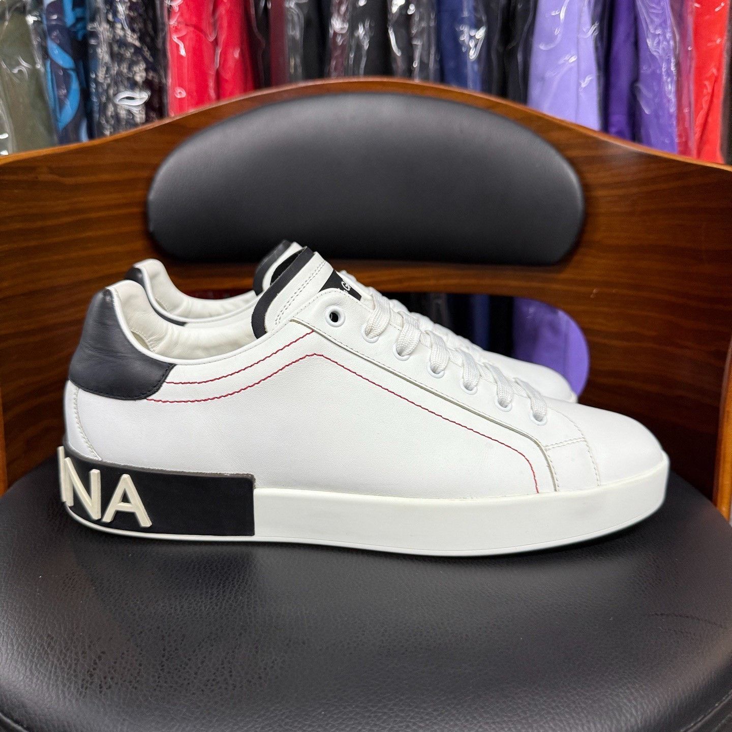 Dolce & Gabbana Dolce & Gabbana White Lowtop Sneakers 10.5 Men Size US 10.5 / EU 43-44 - 4 Thumbnail