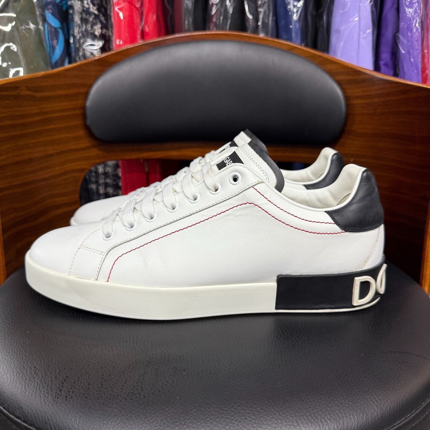 Dolce & Gabbana Dolce & Gabbana White Lowtop Sneakers 10.5 Men Size US 10.5 / EU 43-44 - 6 Thumbnail
